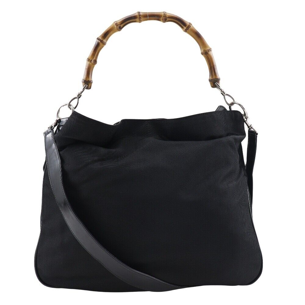 Gucci Handbag Nylon CanvasBamboo Women