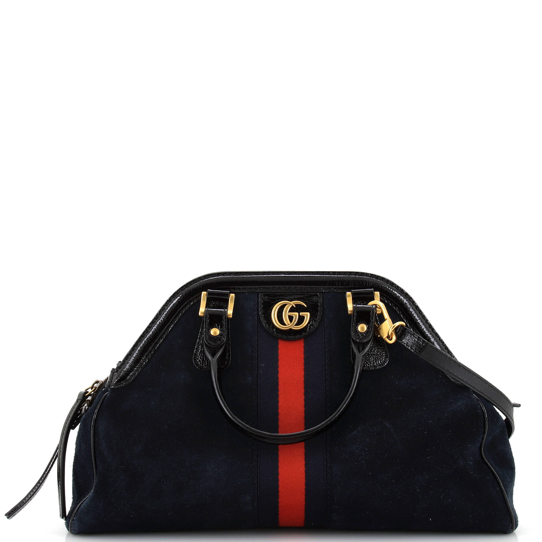 Gucci ReBelle Top Handle Bag Suede
