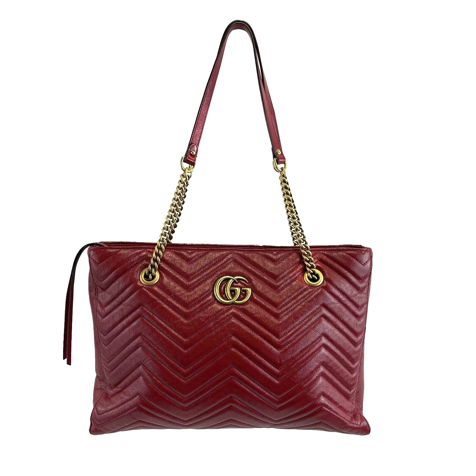 Gucci Azalea Matelasse Gg Marmont Tote Women redTopHandle Bags