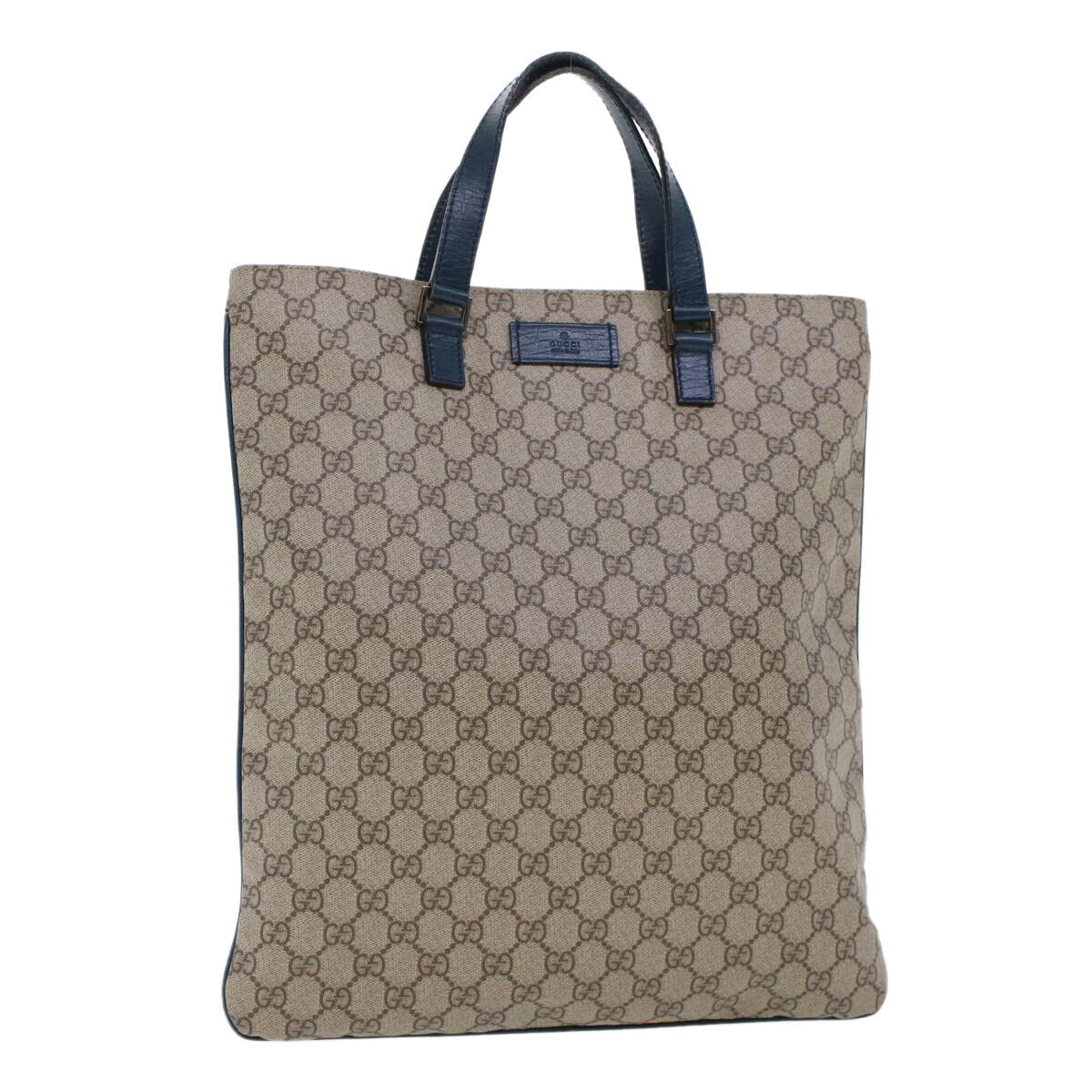 Gucci Gg Canvas Tote Bag Pvc Leather