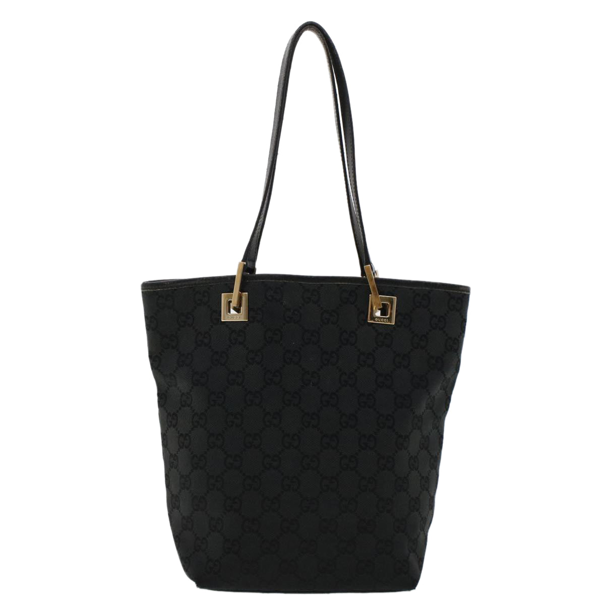 GUCCI GG Canvas Shoulder Bag Black 0021099 002058 ep1111