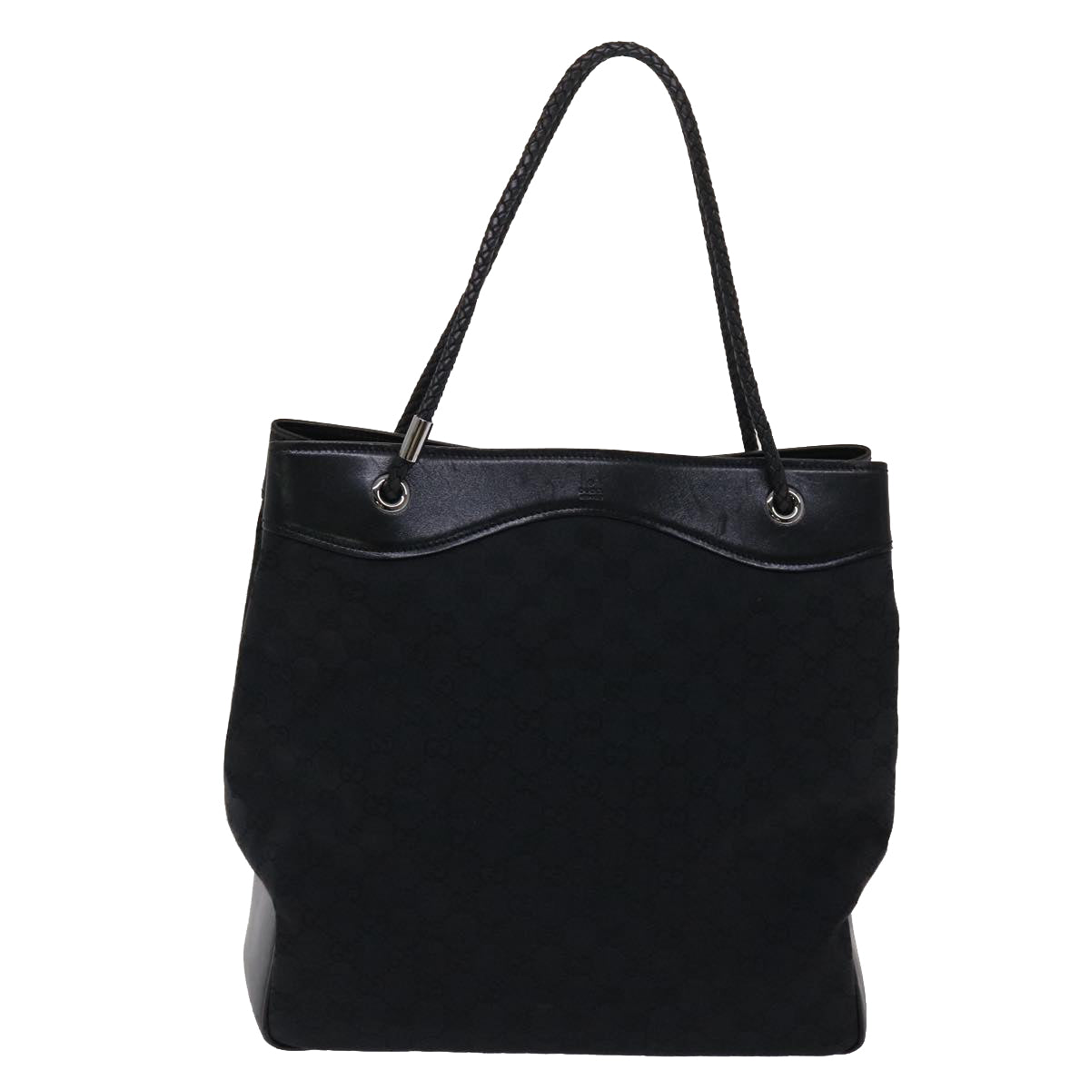 GUCCI GG Canvas Tote Bag Black 109141 ki3210