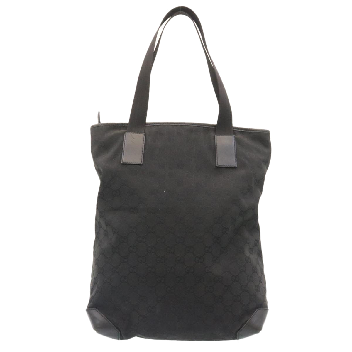 GUCCI GG Canvas Tote Bag Black am2078g