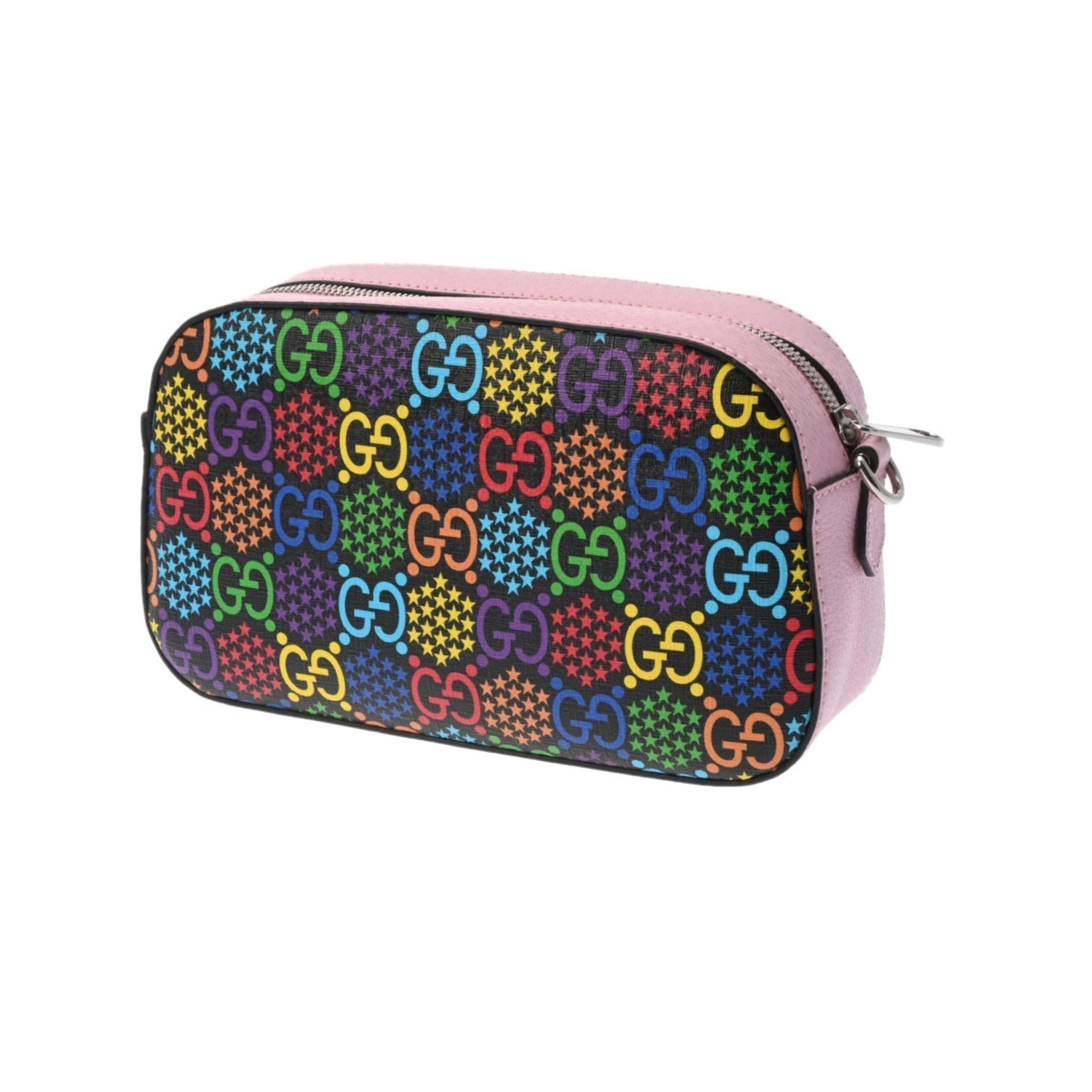 GUCCI GG Psychedelic PinkMulticolor 574886 Women's PVC Shoulder Bag