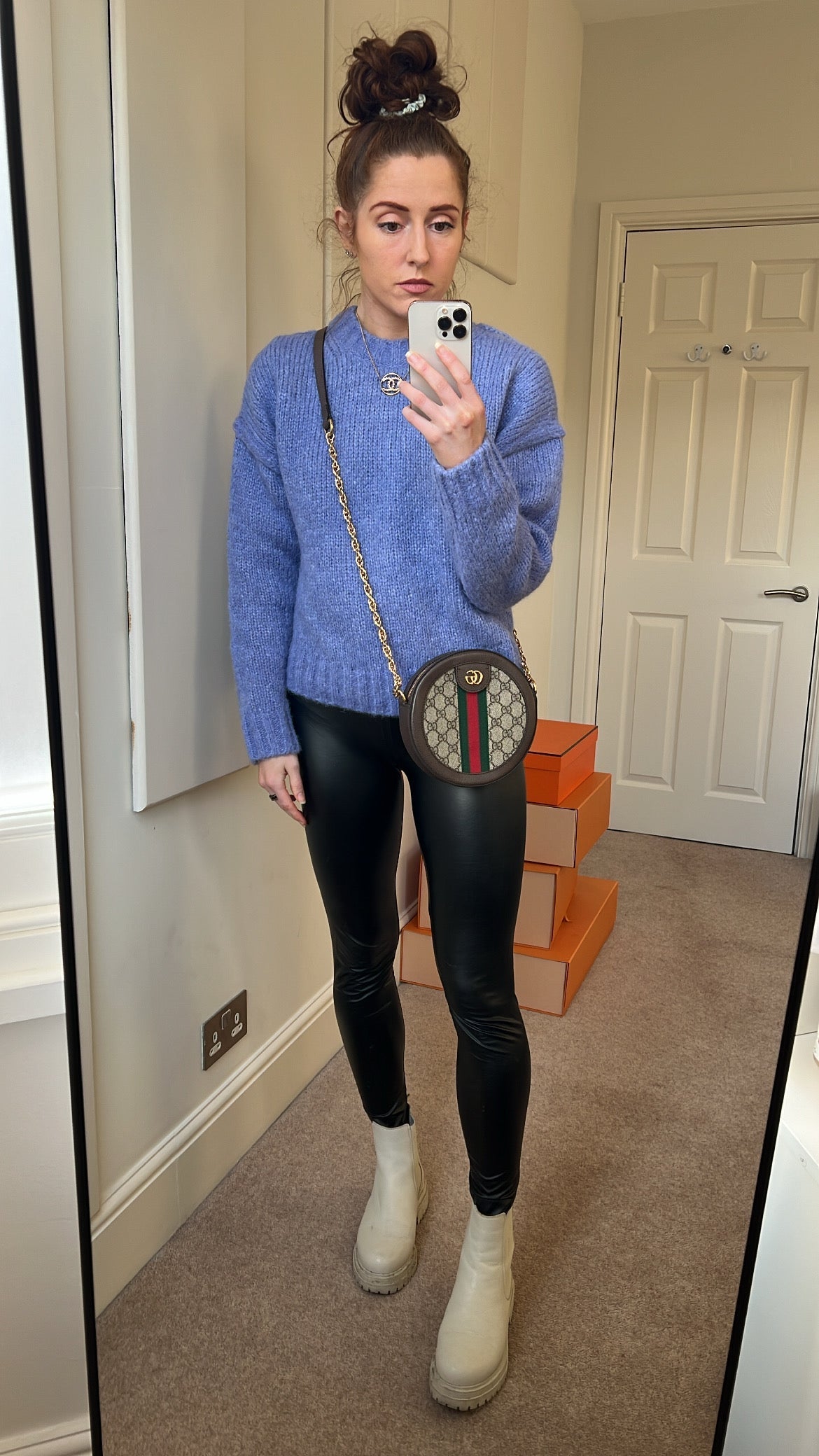 Gucci GG Ophidia Mini GG Round Shoulder Bag RRP 1,160