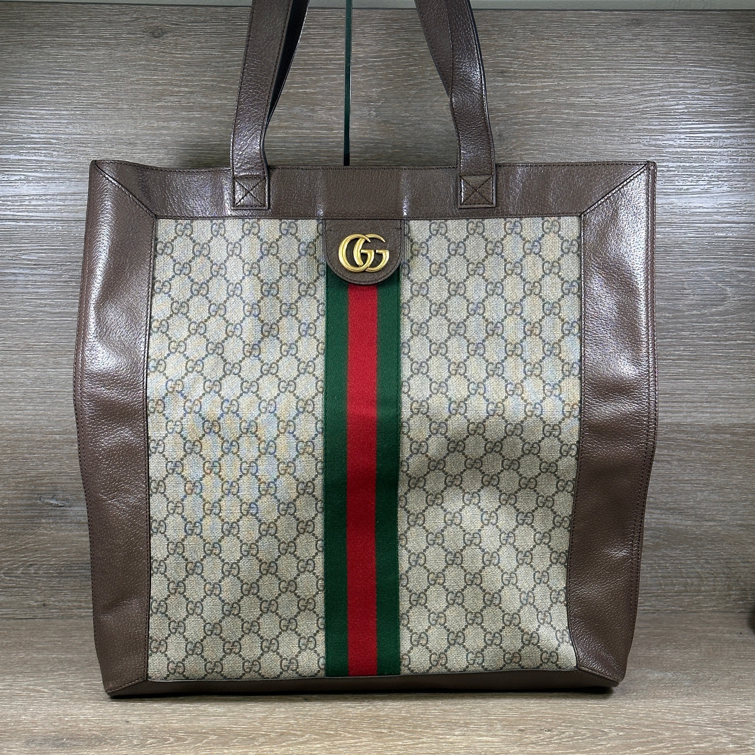 Gucci GG Supreme Canvas Ophidia Tote Large