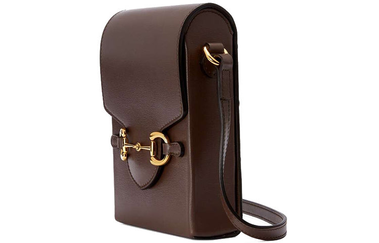Gucci Horsebit 1955 Texturedleather Shoulder Bag