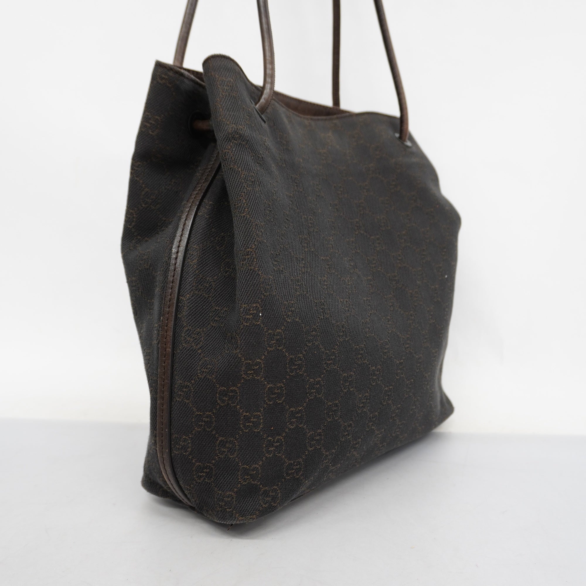 Gucci GG Canvas Tote Bag 101341 Women's GG Canvas,Leather
