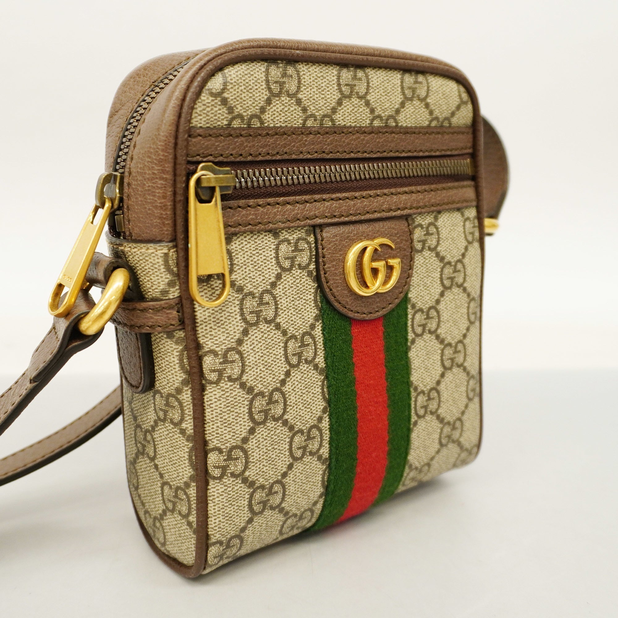 Gucci Sherry Line Shoulder Bag 598127 Women's GG Supreme,Leather Shoulder