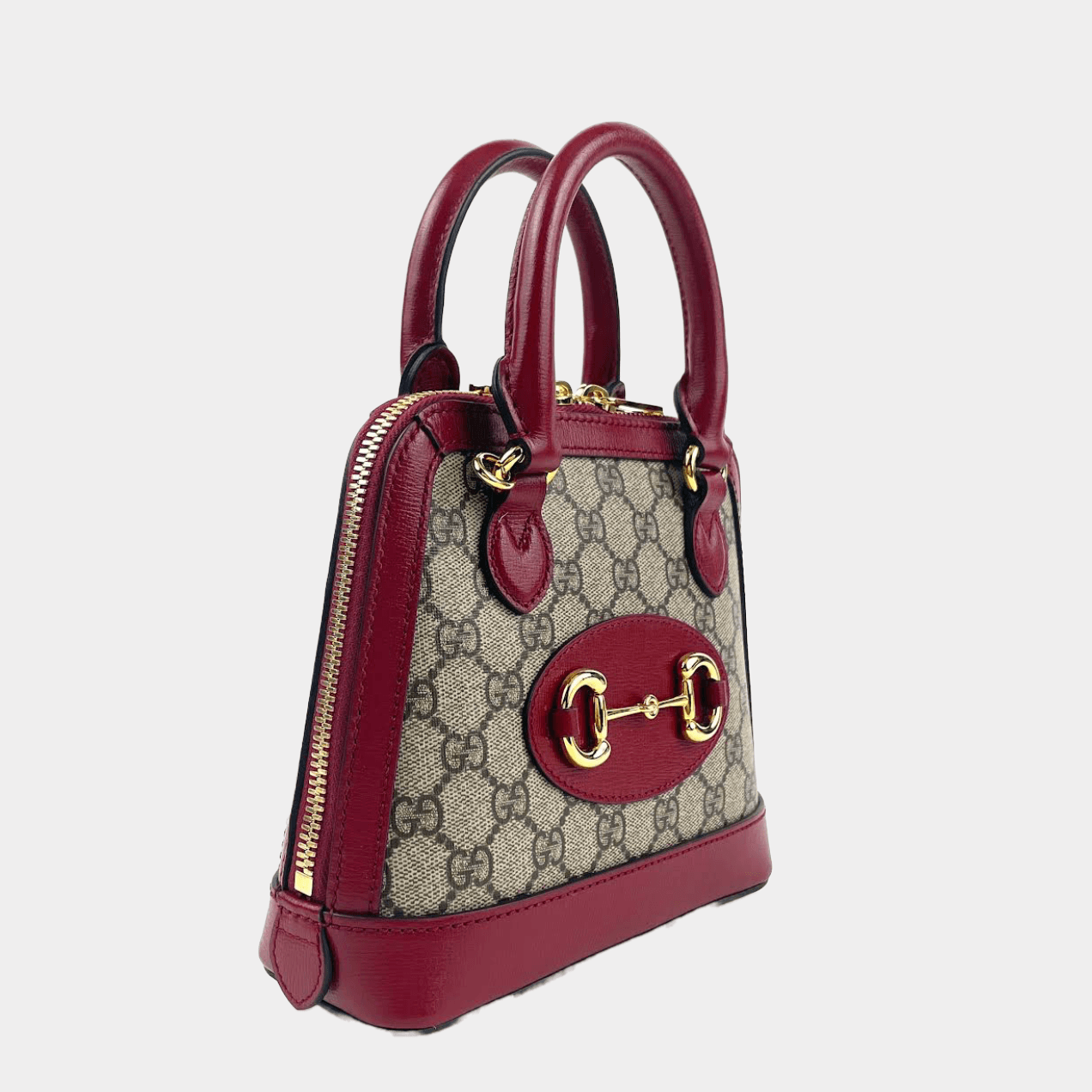 Gucci 1955 Horsebit Tote Supreme GG wRed