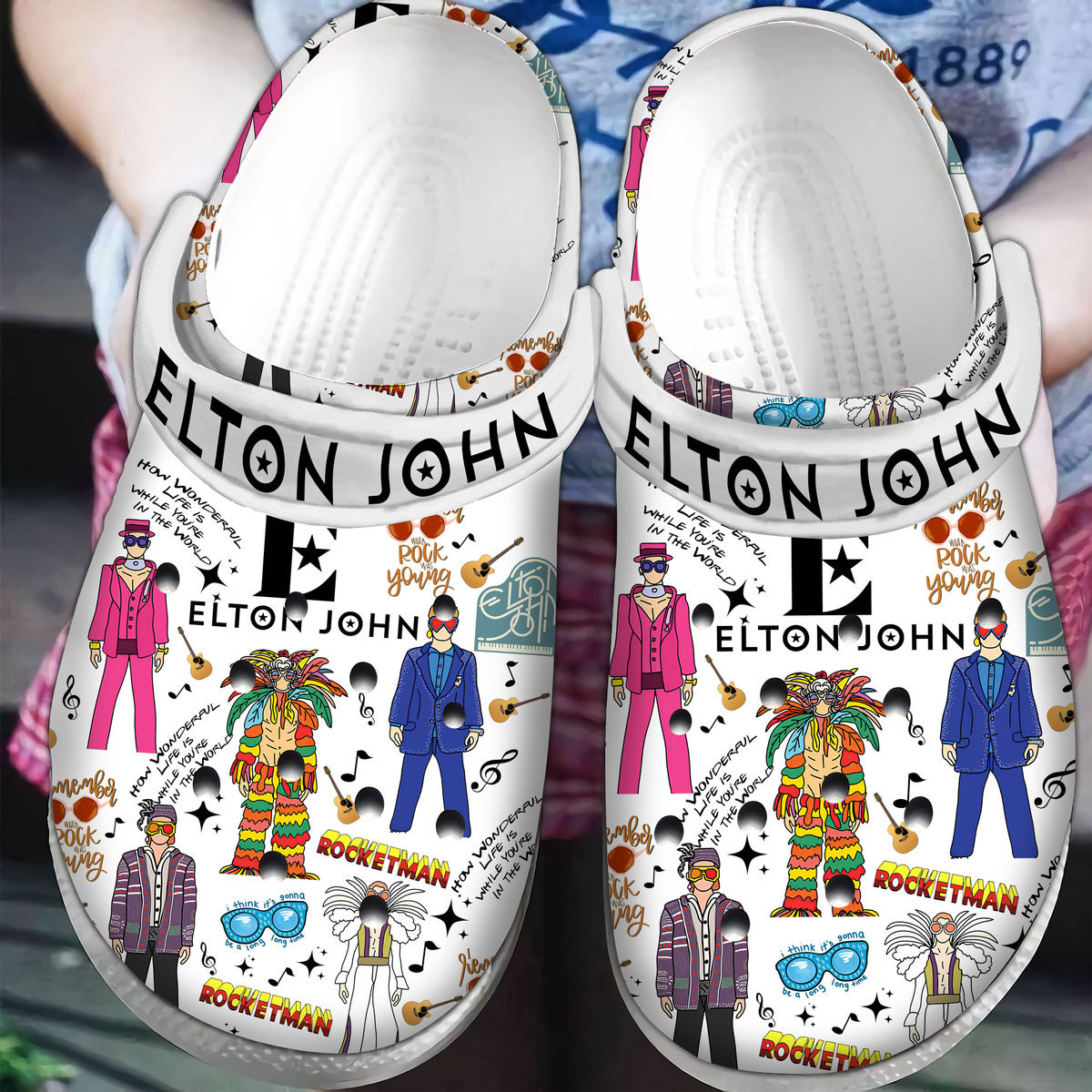 Elton John Crocs Comfortable For Fans