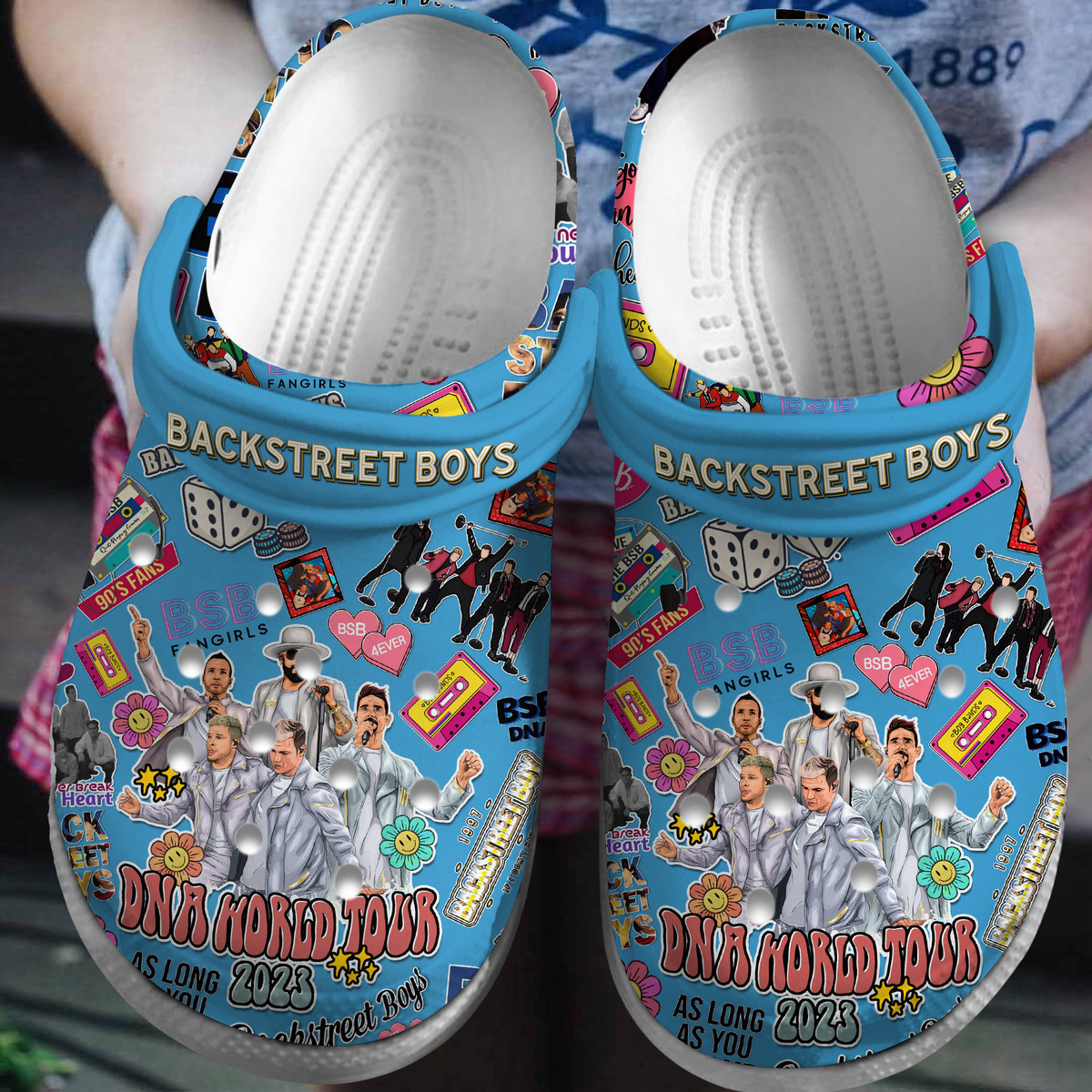 Backstreet Boys Band Music Crocs Crocband Clogs