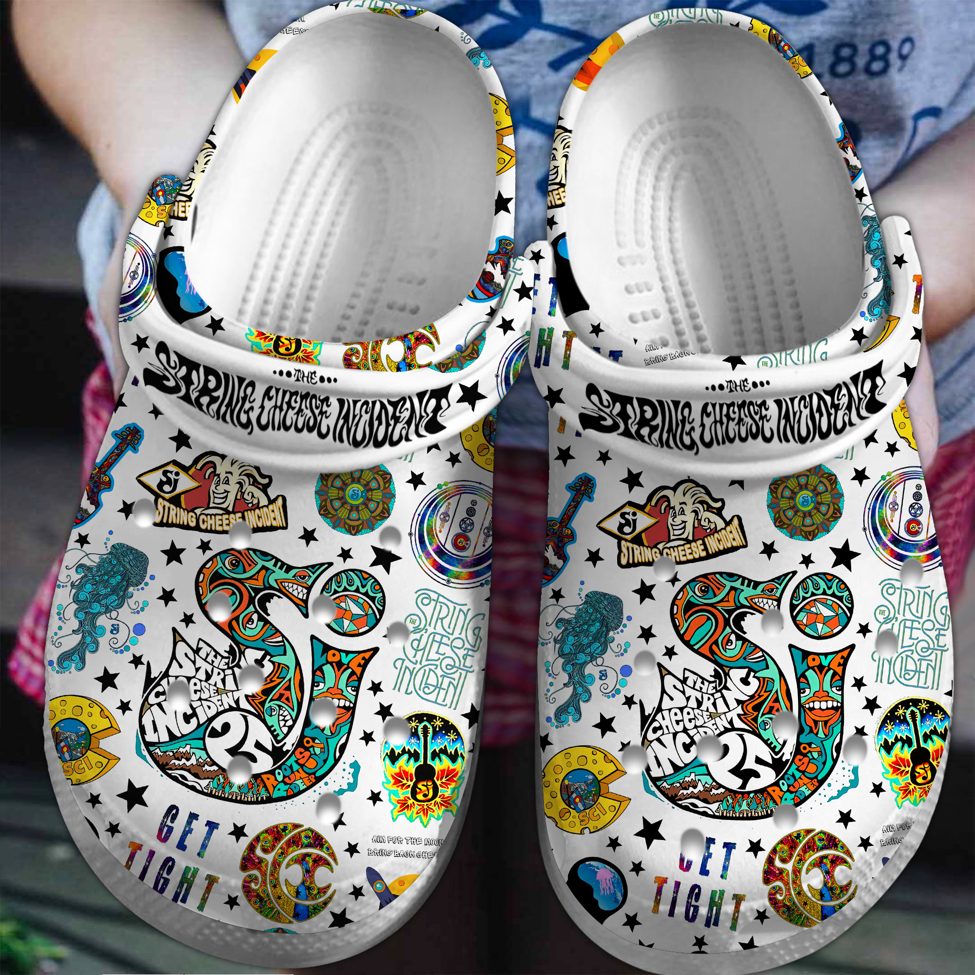 The String Cheese Incident Music Crocs Crocband Clogs