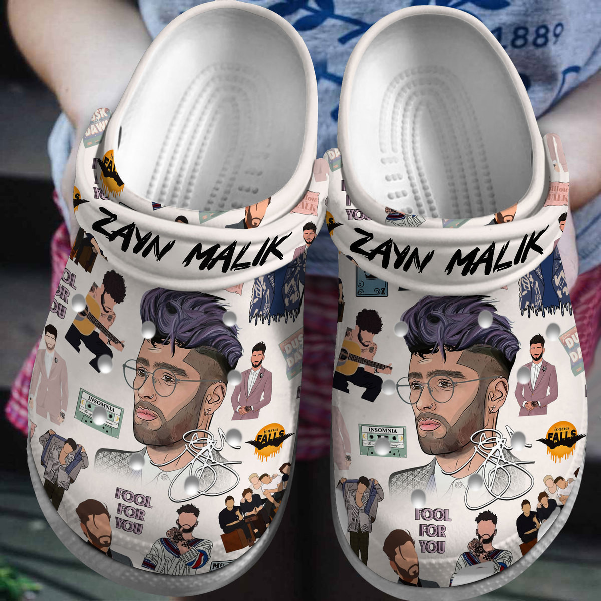 Zayn Malik Music Crocs Crocband Clogs