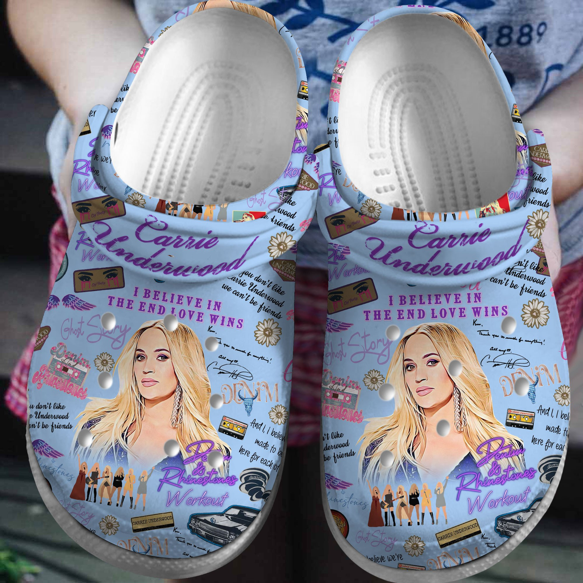 Carrie Underwood Music Crocs Crocband Clogs