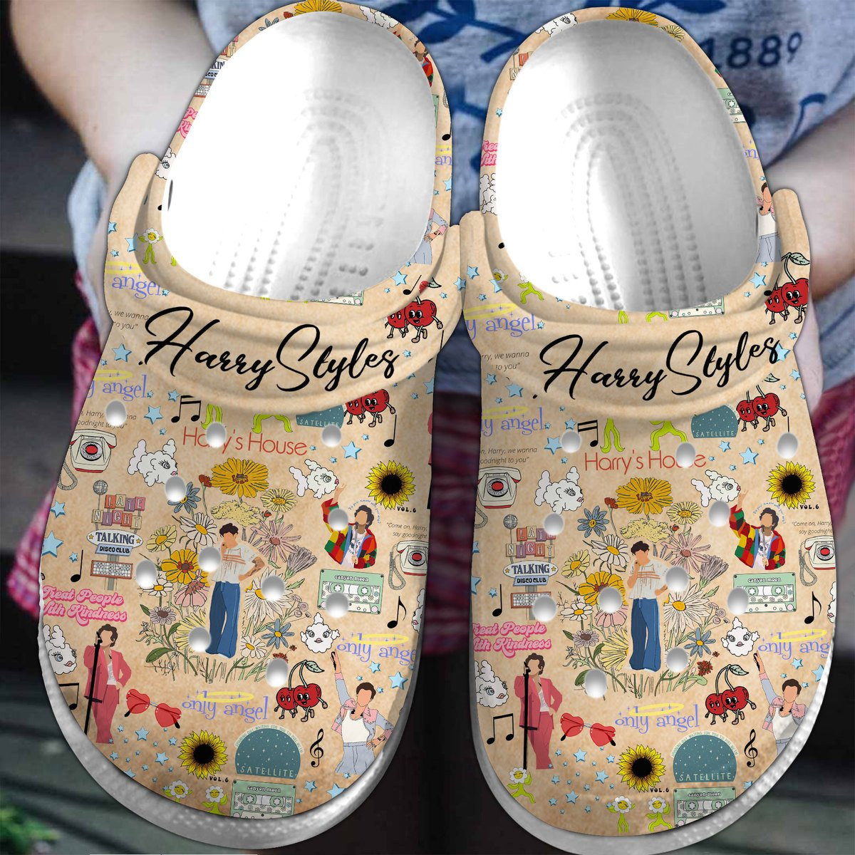 Harry Styles Music Crocs Crocband Clogs