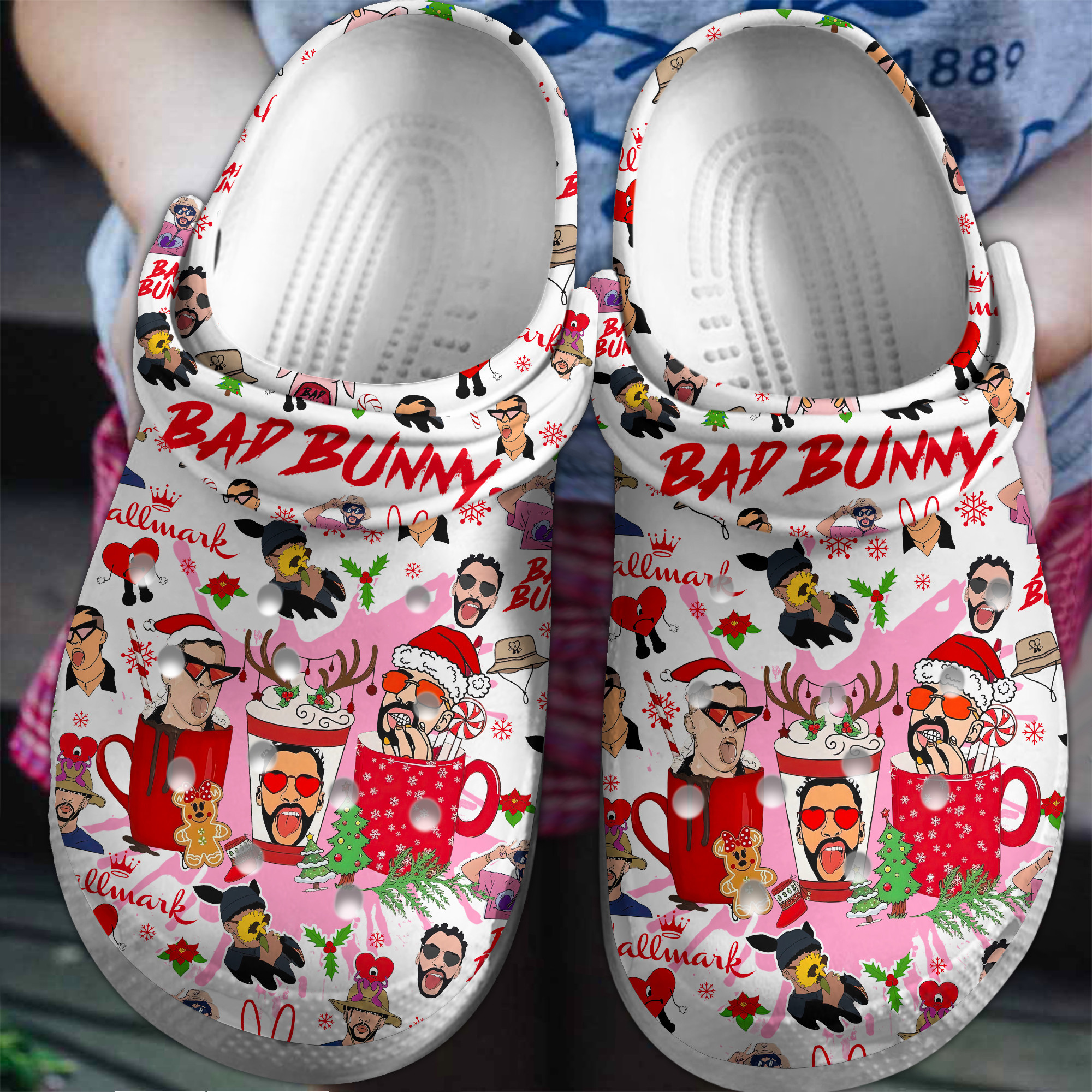 Bad Bunny Band Music Crocs Crocband Clogs