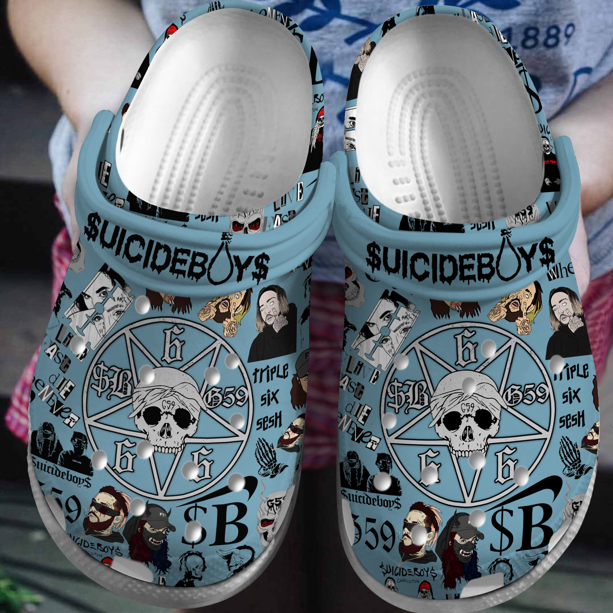 $Uicideboy$ Music Crocs Crocband Clogs