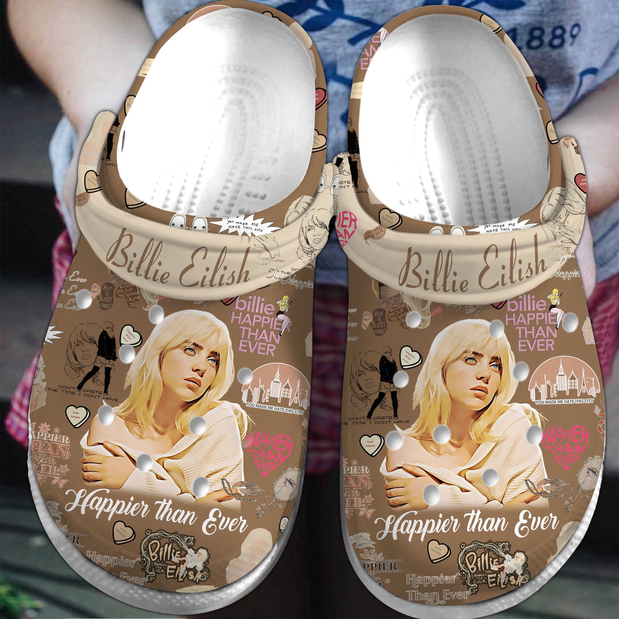 Billie Eilish Music Crocs Crocband Clogs