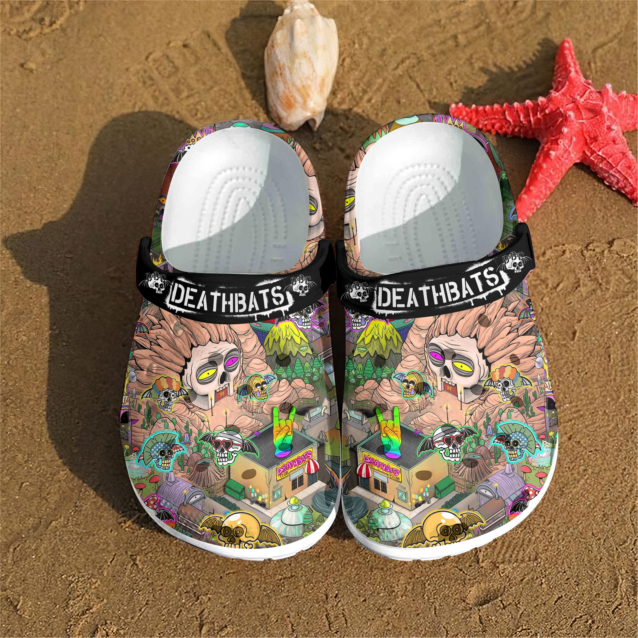 Avenged Sevenfold Music Crocs Crocband Clogs