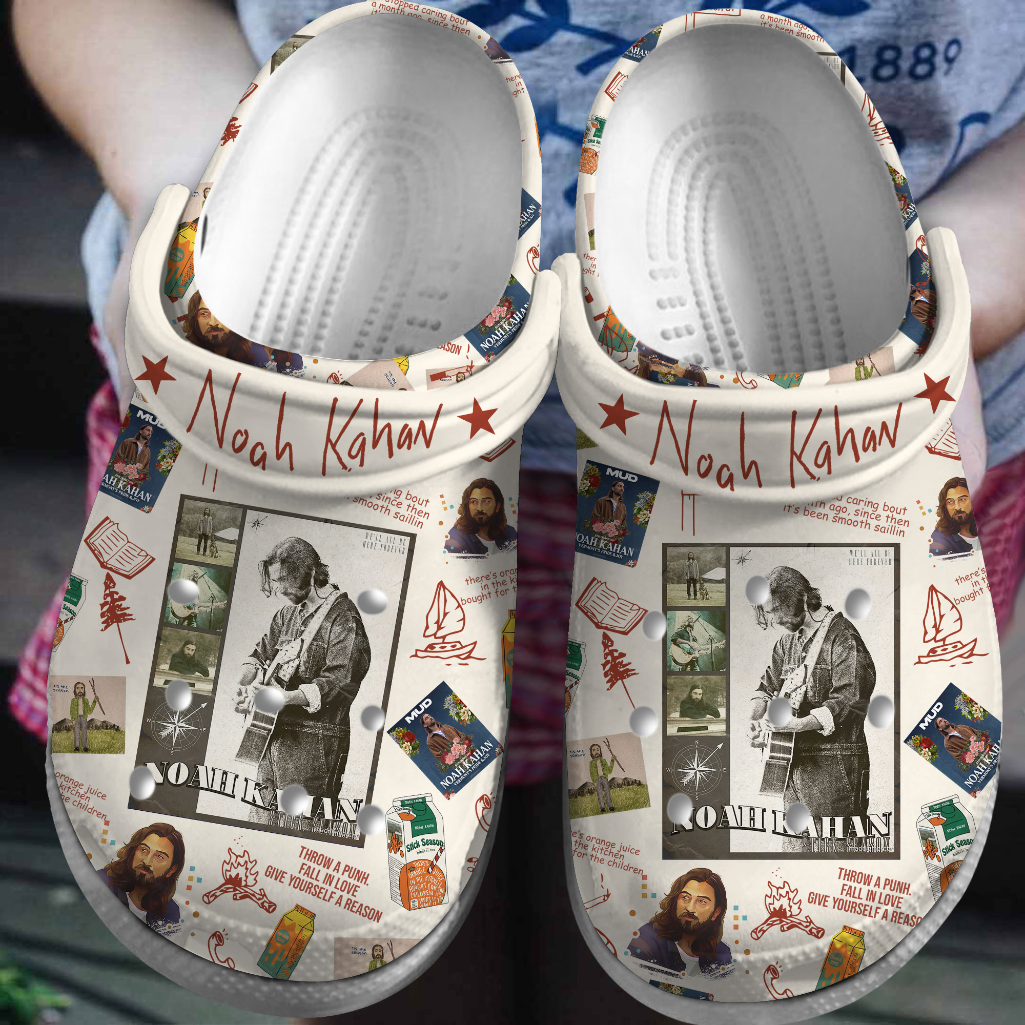 Noah Kahan Music Crocs Gift Comfortable For Mother Day