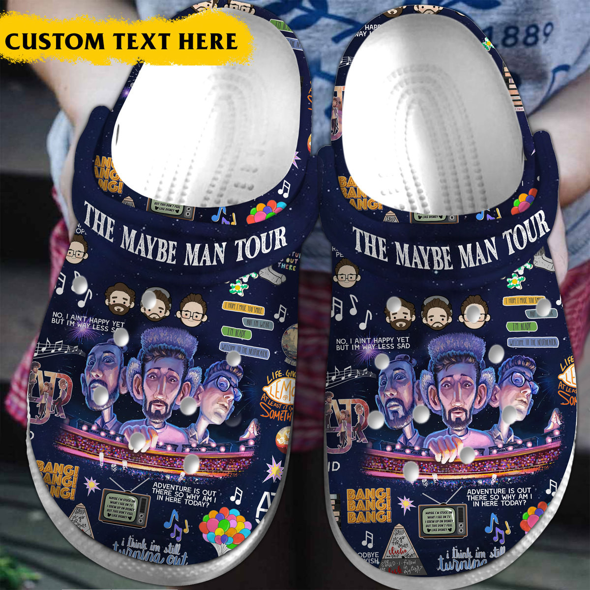 Ajr The Maybe Man Album Music Crocs Crocband Clogs Shoes