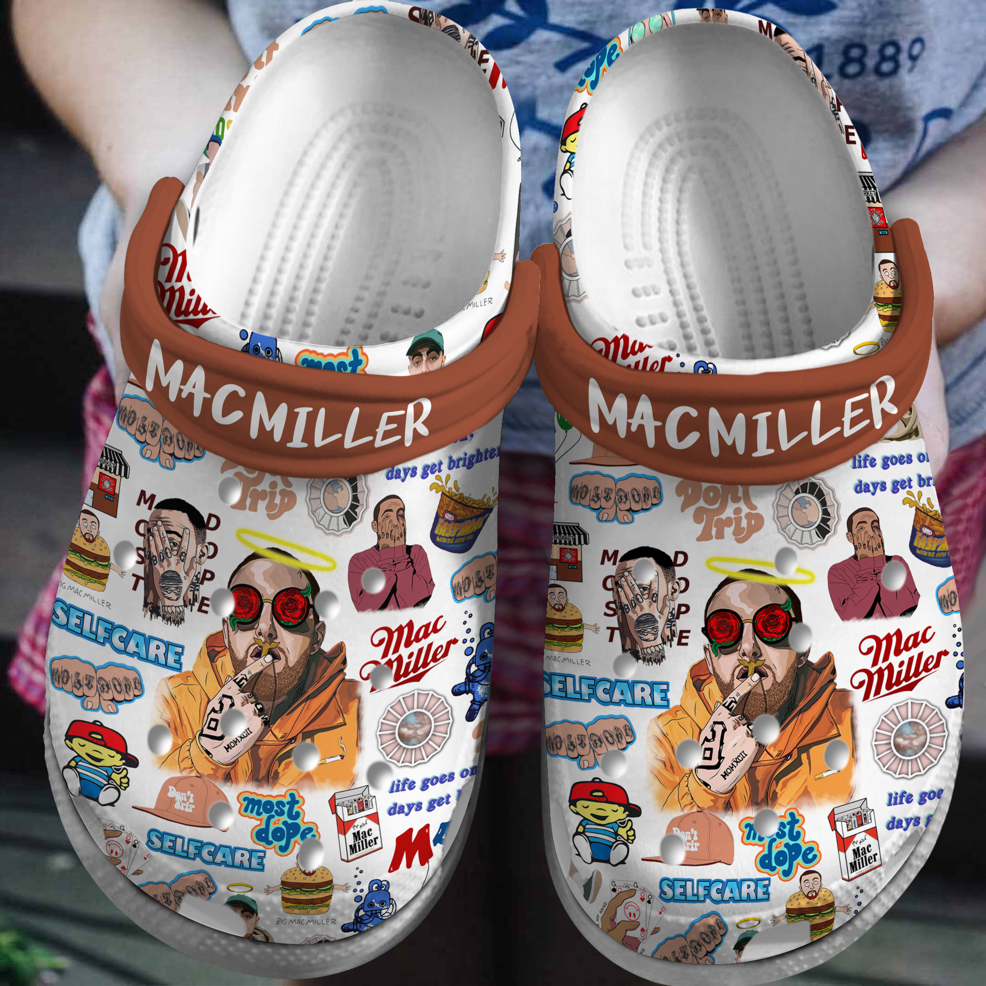 Mac Miller Crocs Music Crocband Clogs Shoes Comfortable For Men Women And Kids