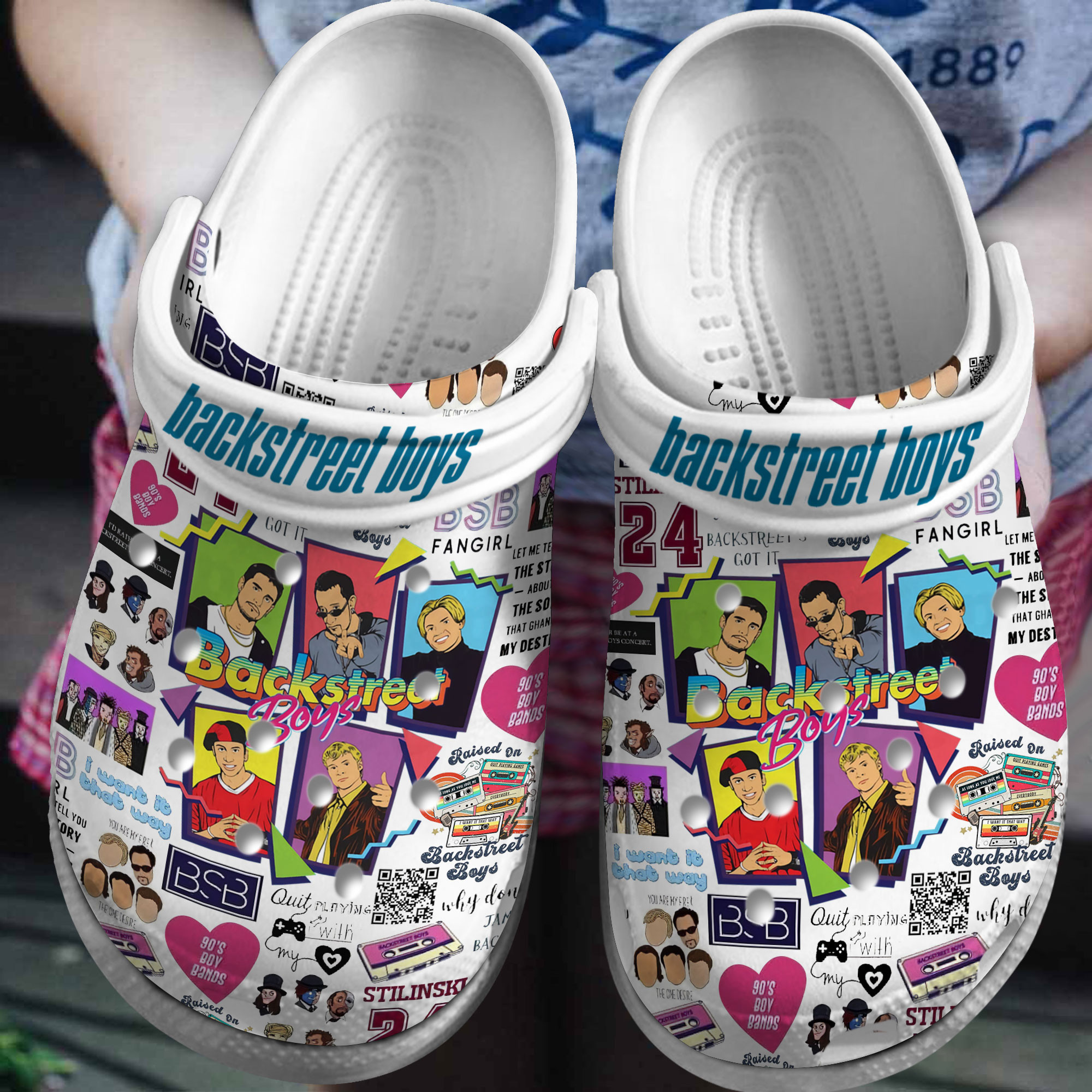 Backstreet Boys Music Crocs Crocband Clogs