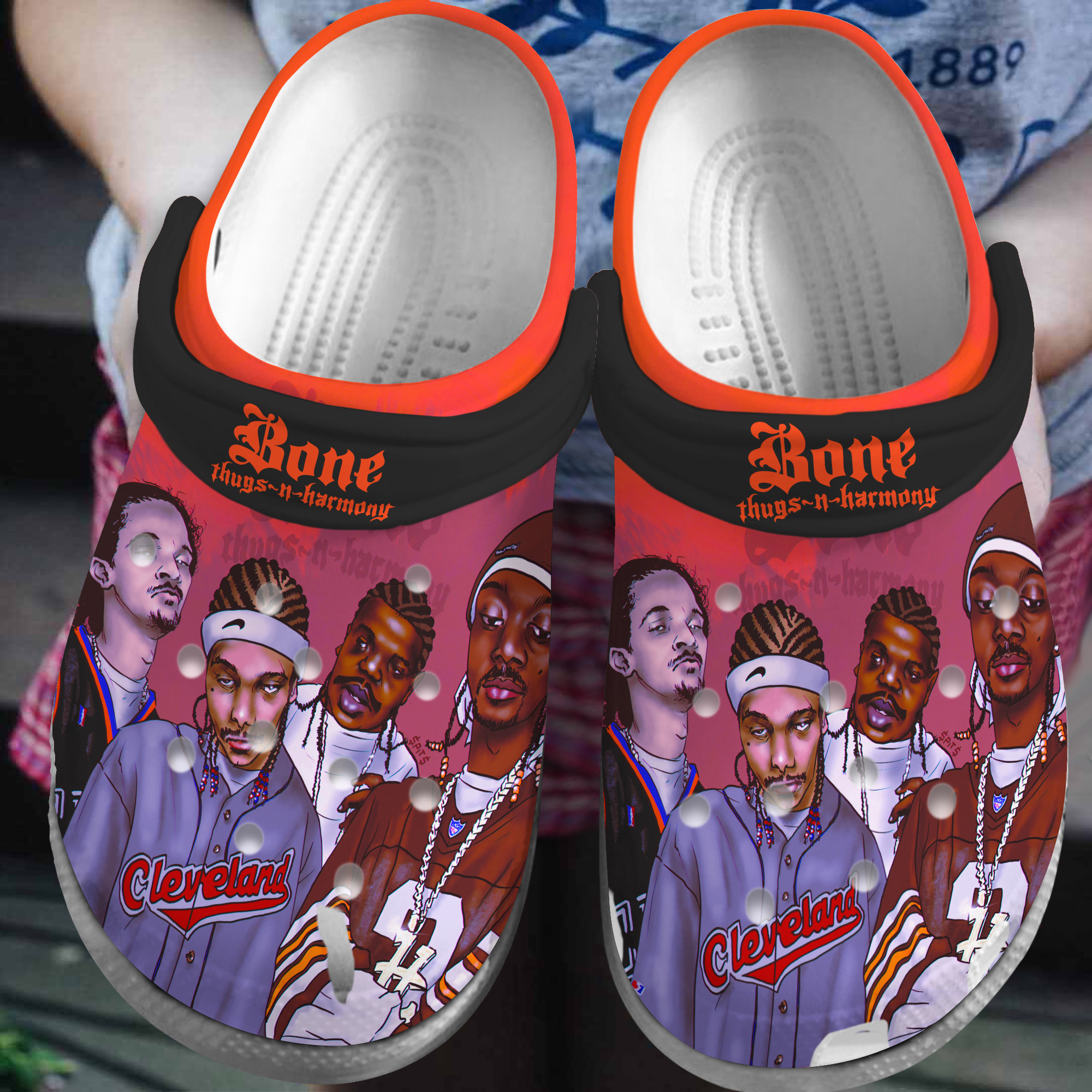Bone Thugs N Harmony Crocs Crocband Clogs Shoes
