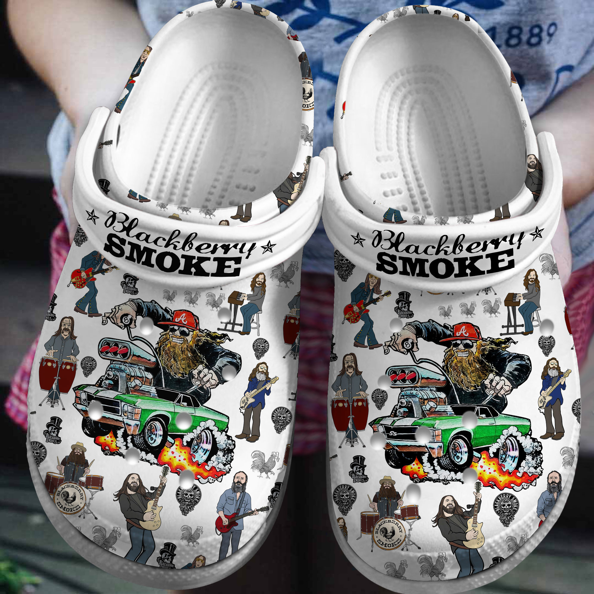 Blackberry Smoke Music Crocs Crocband Clogs