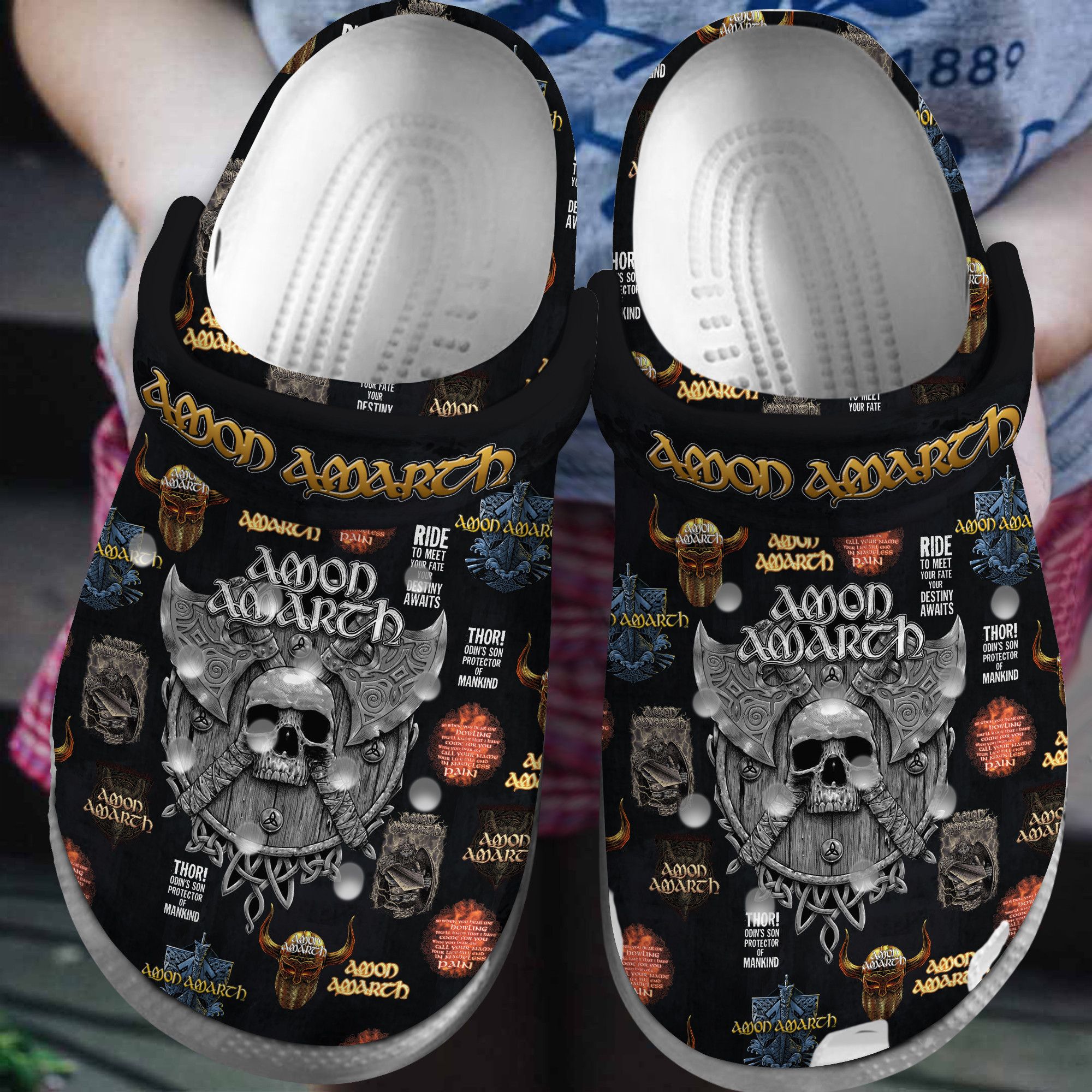 Amon Amarth Music Crocs Crocband Clogs Shoes