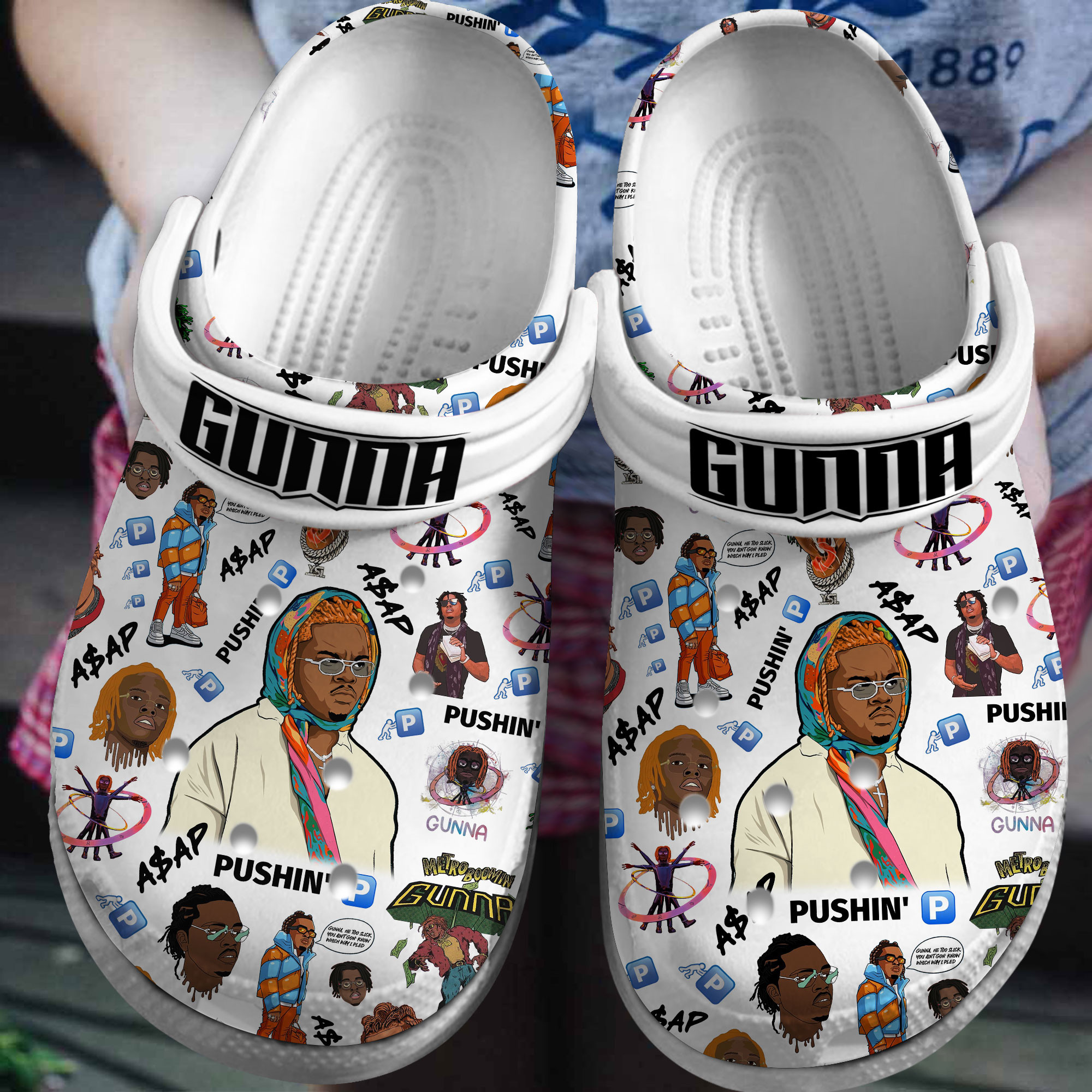 Gunna Rapper Music Crocs Crocband Clogs