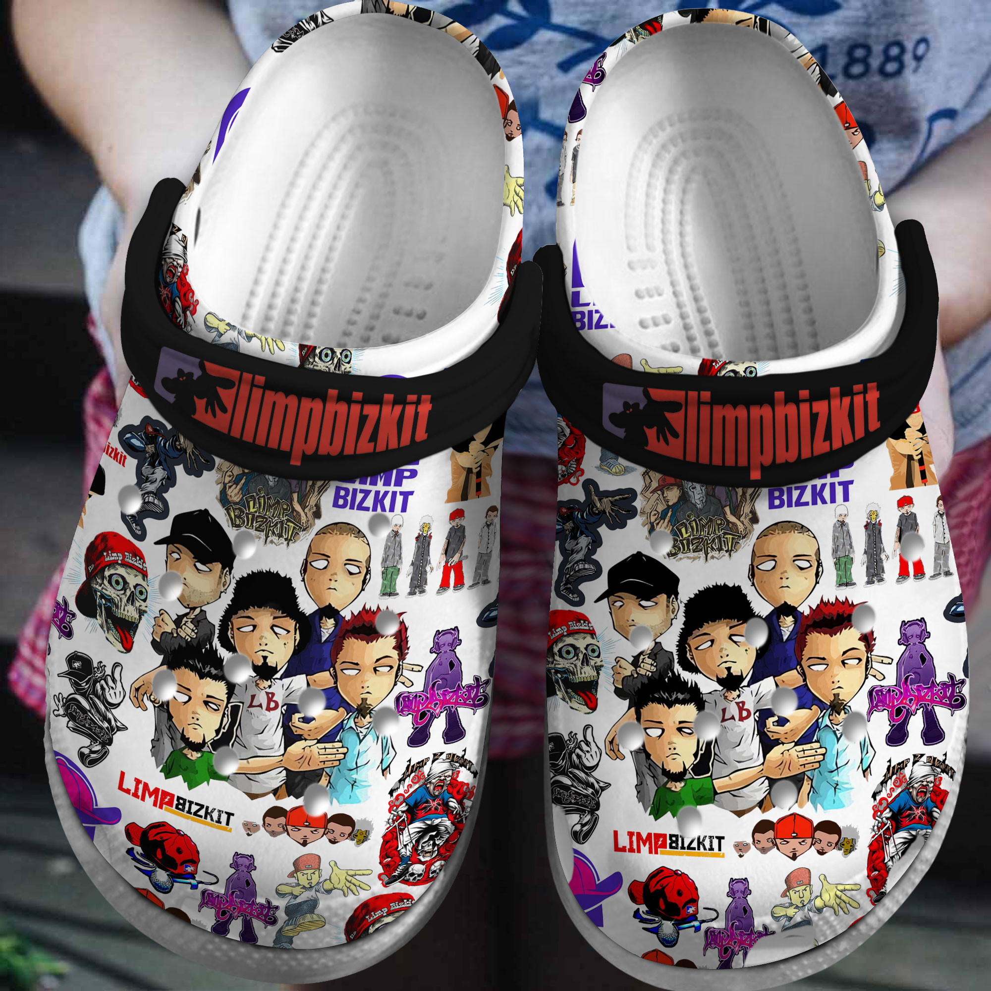 Limp Bizkit Music Crocs Crocband Clogs Shoes