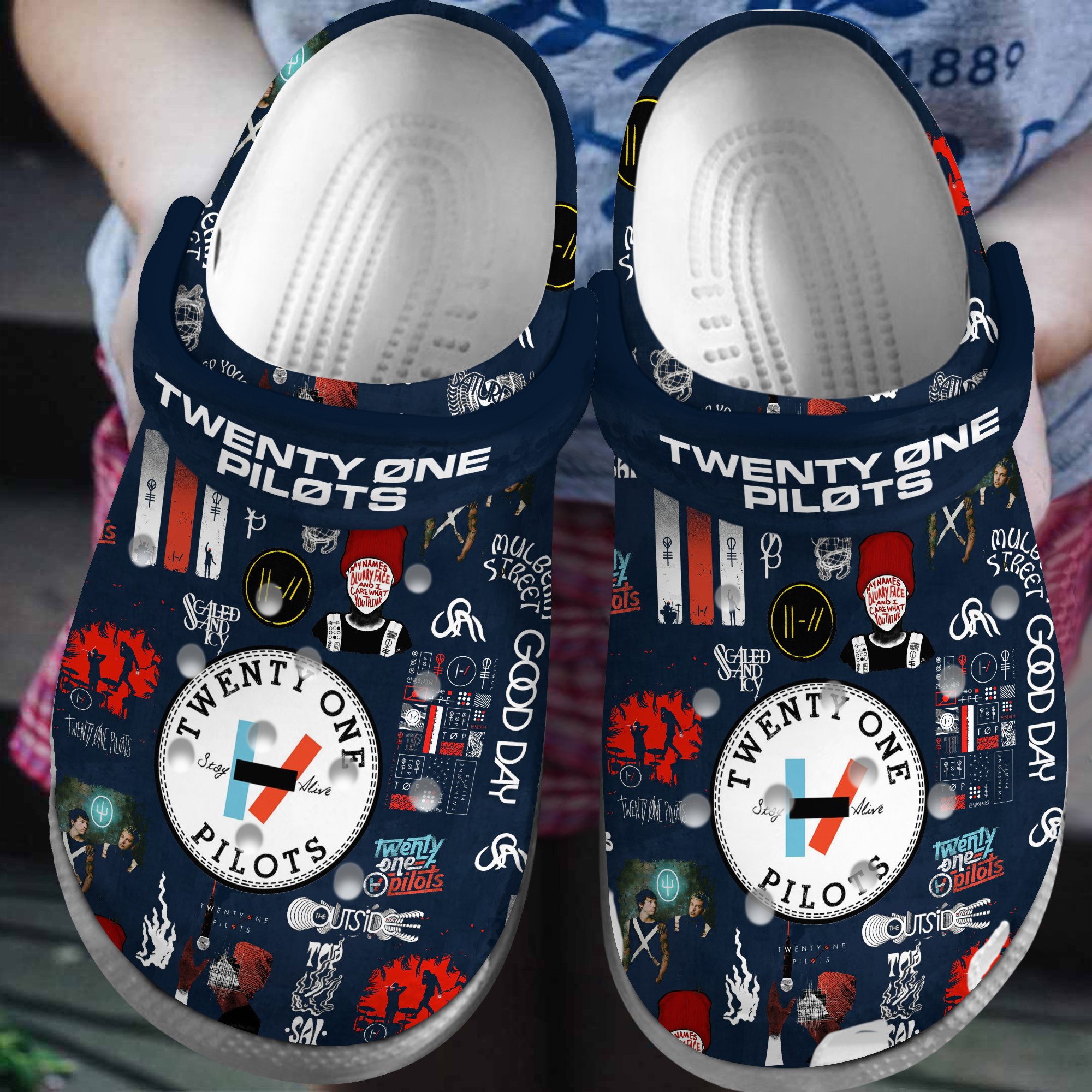 Twenty One Pilots Music Crocs Crocband Clogs