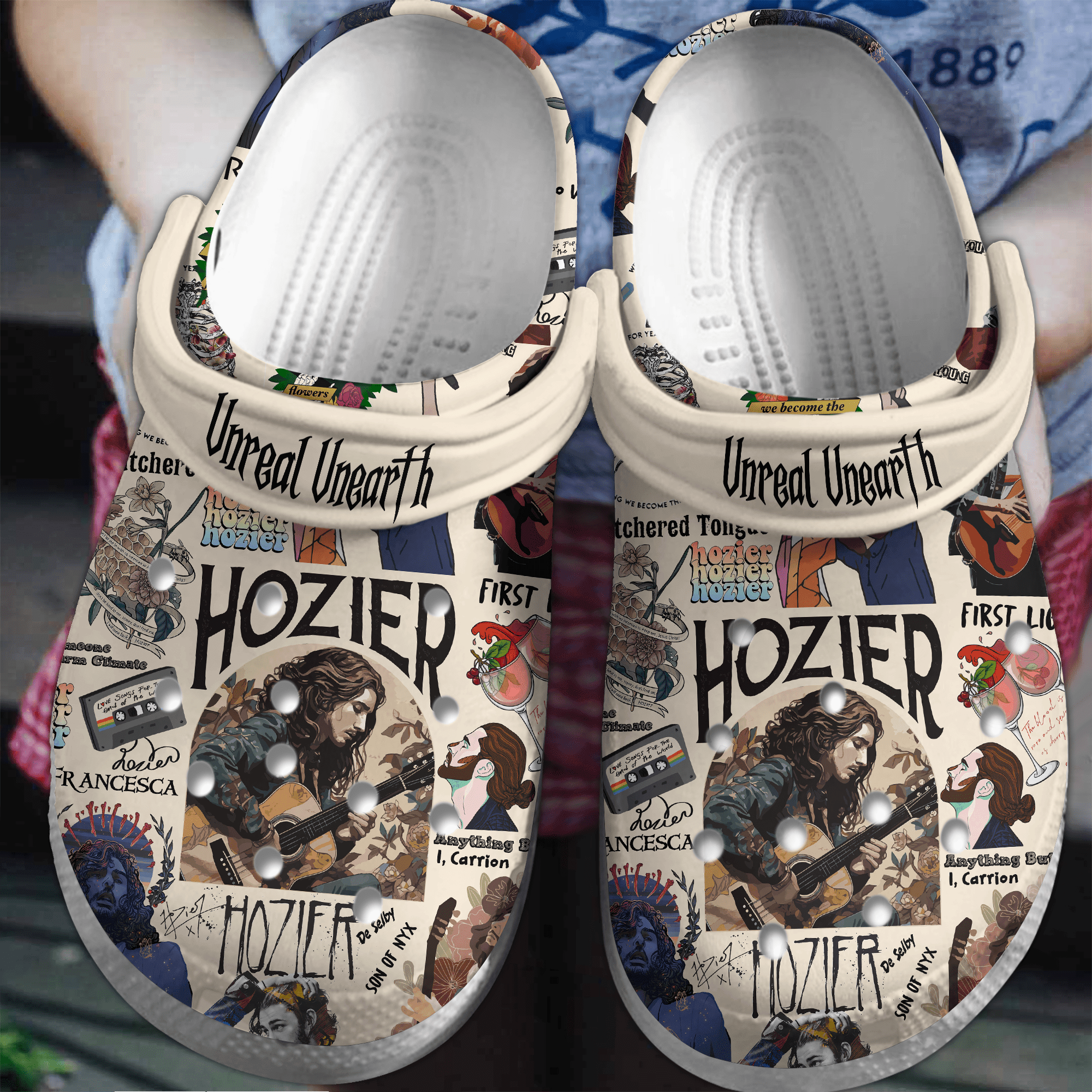 Unreal Unearth Hozier Music Crocs Crocband Clogs