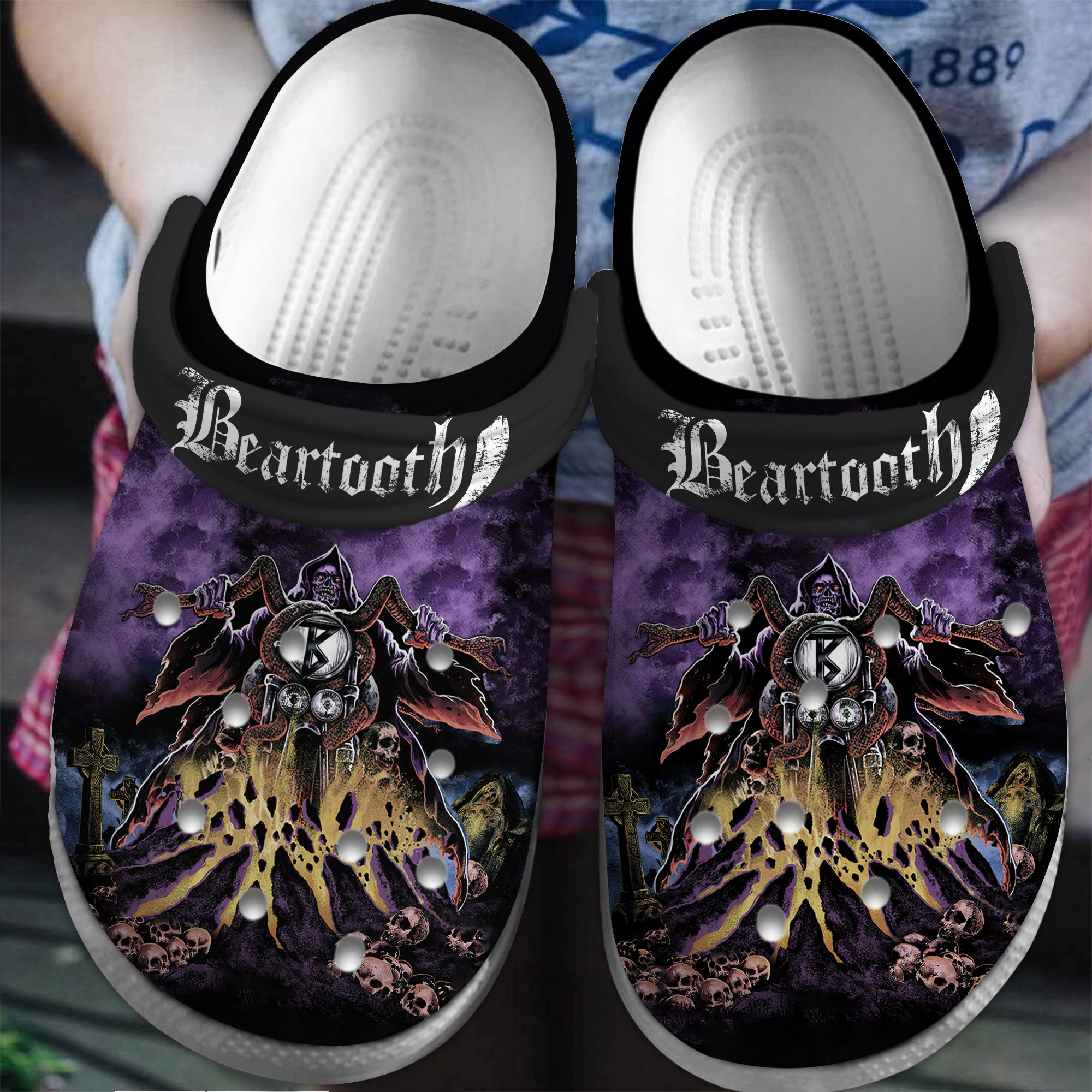 Beartooth Music Crocs Crocband Clogs Shoes