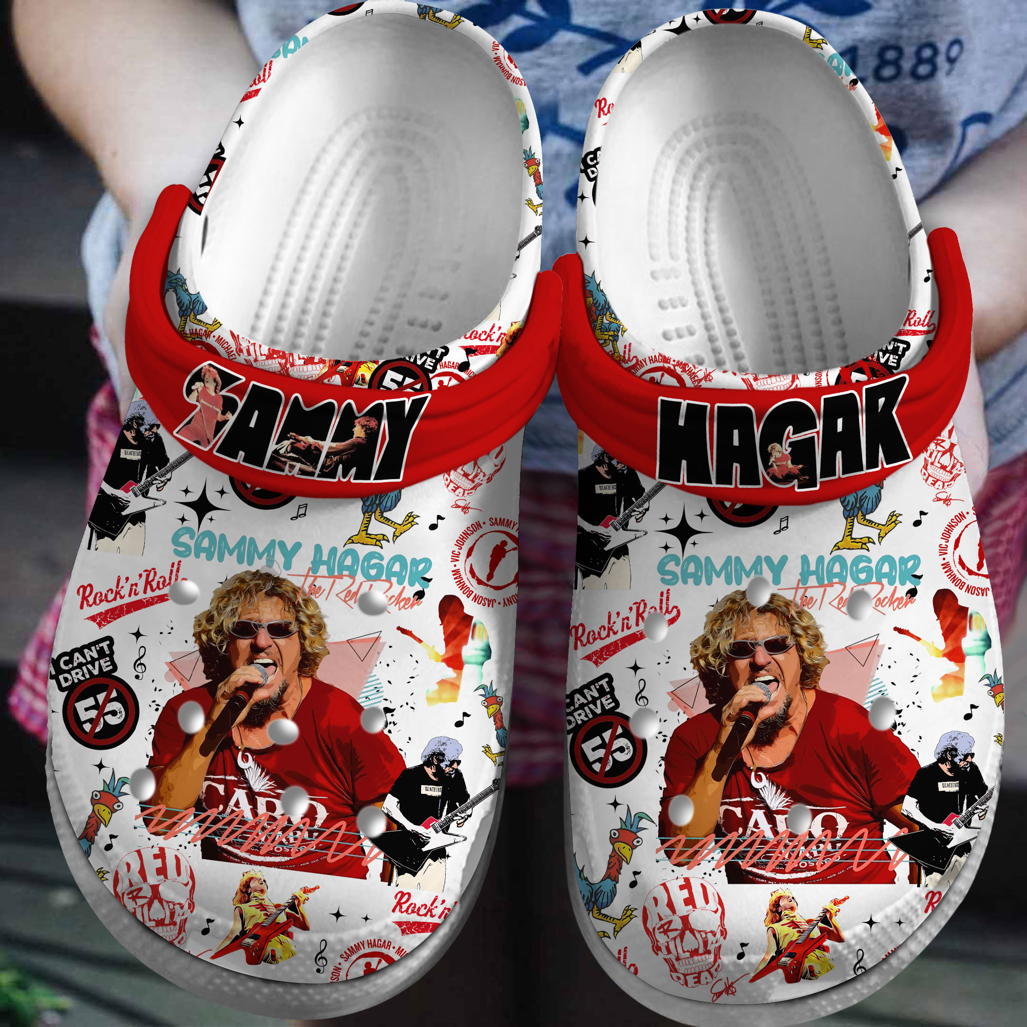Sammy Hagar Music Crocs Crocband Clogs Shoes
