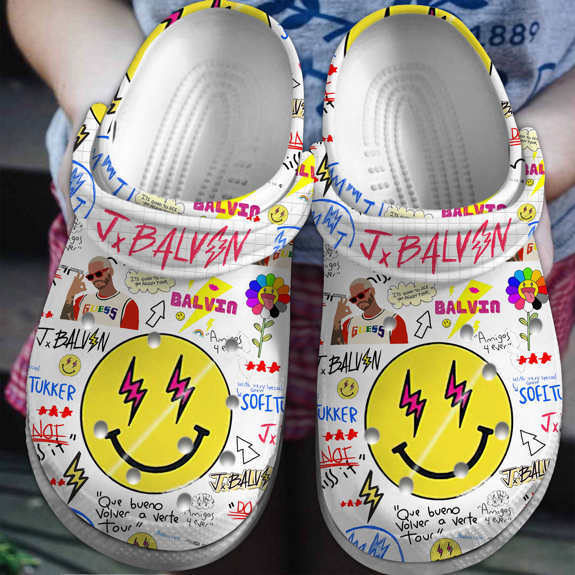 J Balvin Music Crocs Crocband Clogs