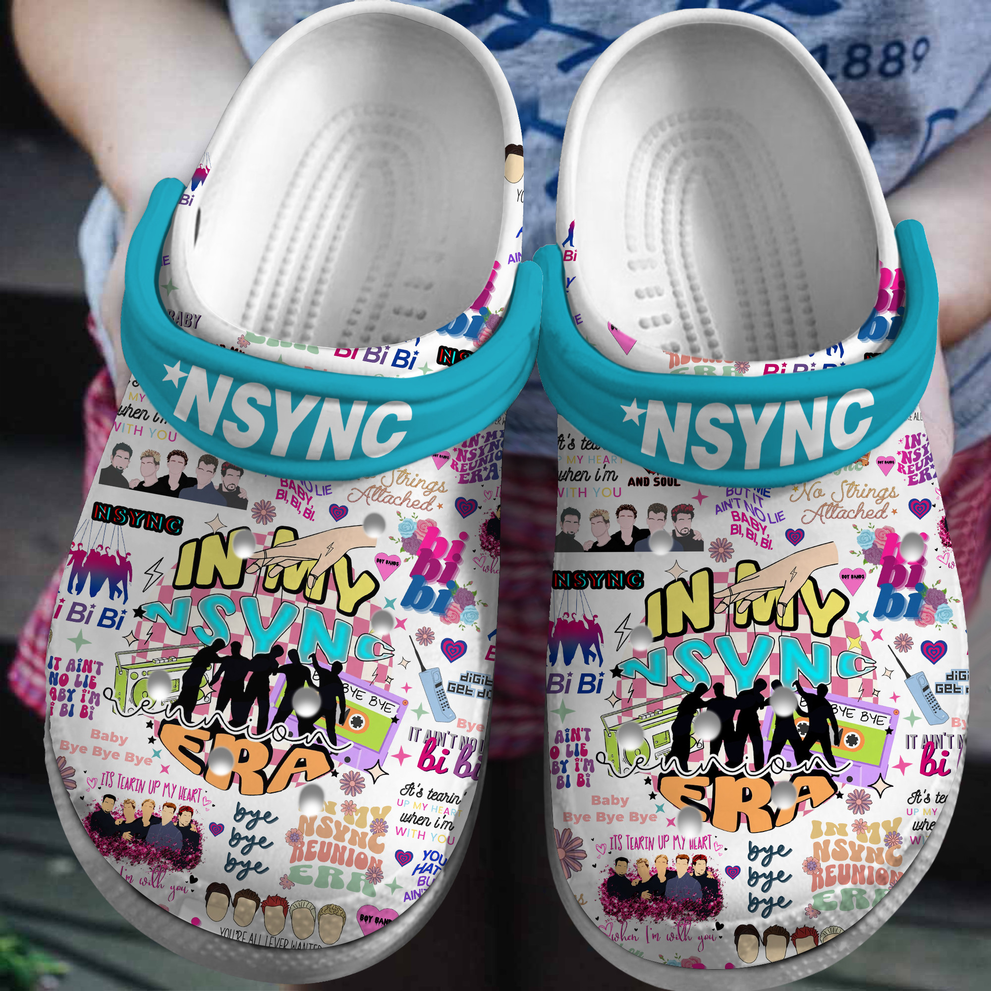 Nsync Pop Band Music Crocs Crocband Clogs Shoes