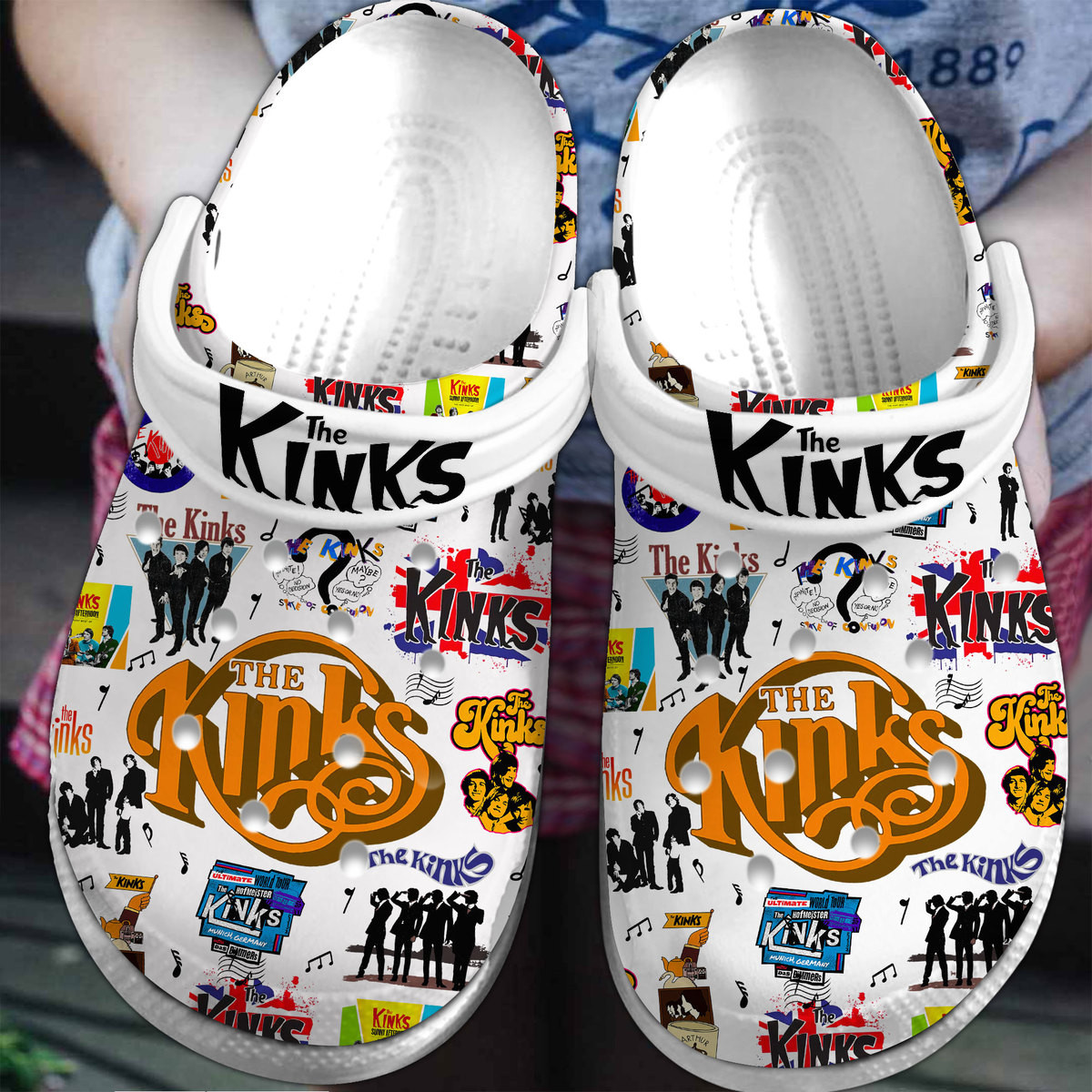The Kinks Crocs Crocband Clogs Shoes