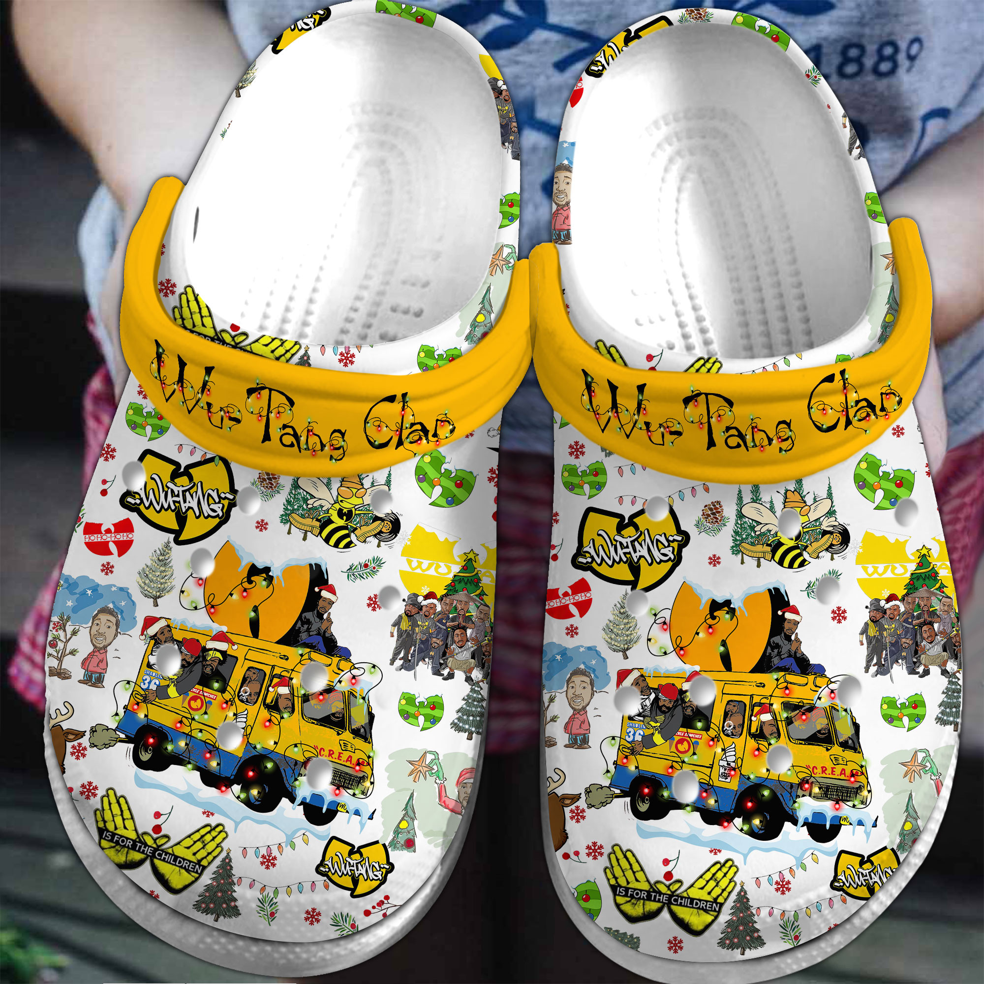 Wu Tang Clan Crocs Crocband Clogs