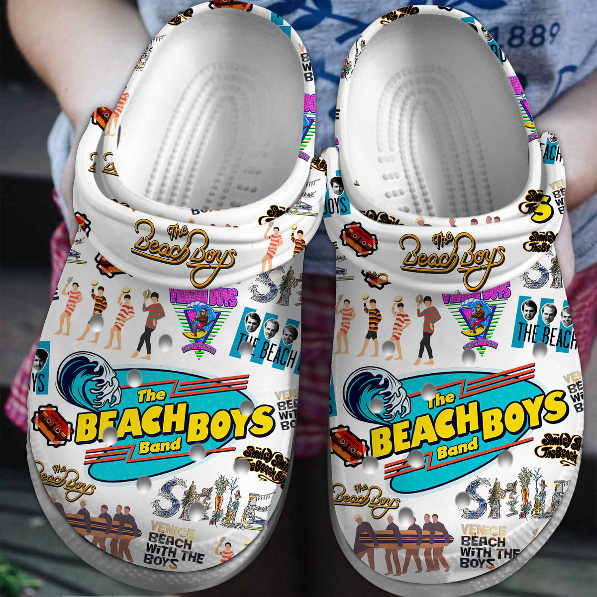 The Beach Boys Crocs Crocband Clogs Shoes