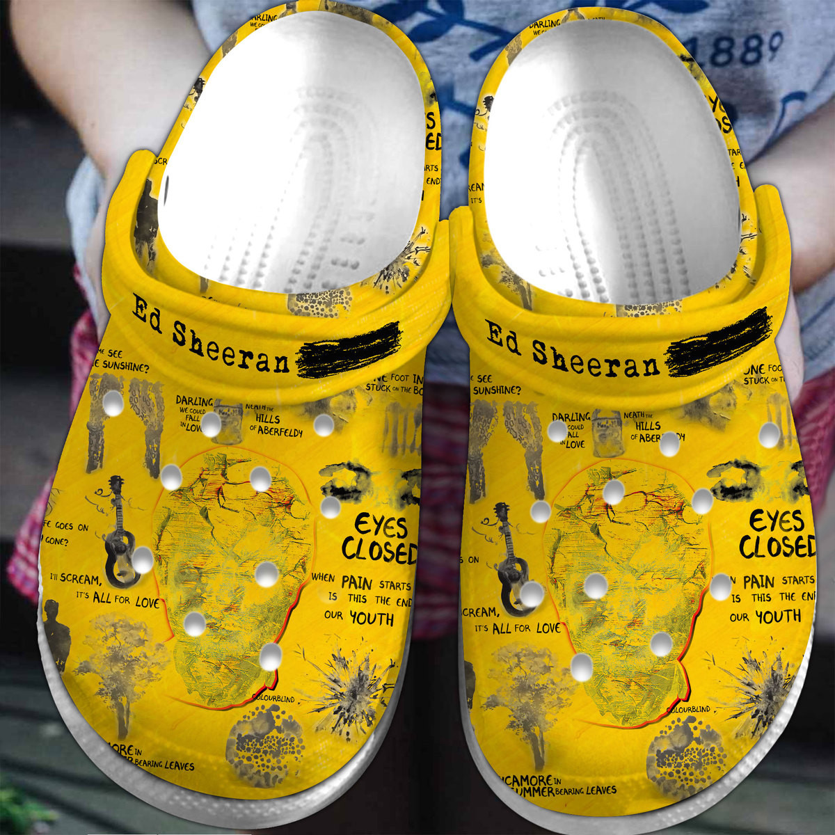 Ed Sheeran Crocs Crocband Clogs