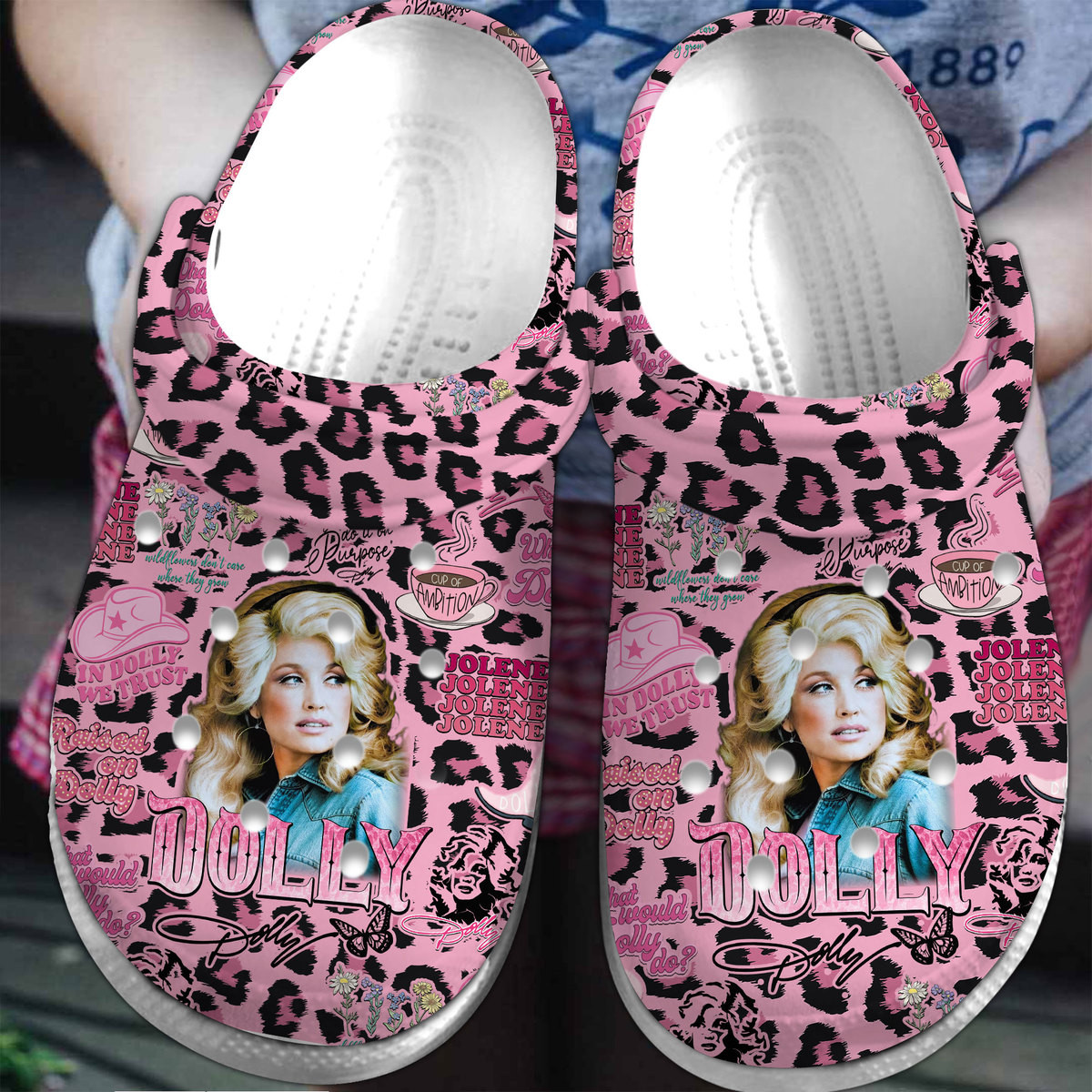 Dolly Parton Crocs Crocband Clogs