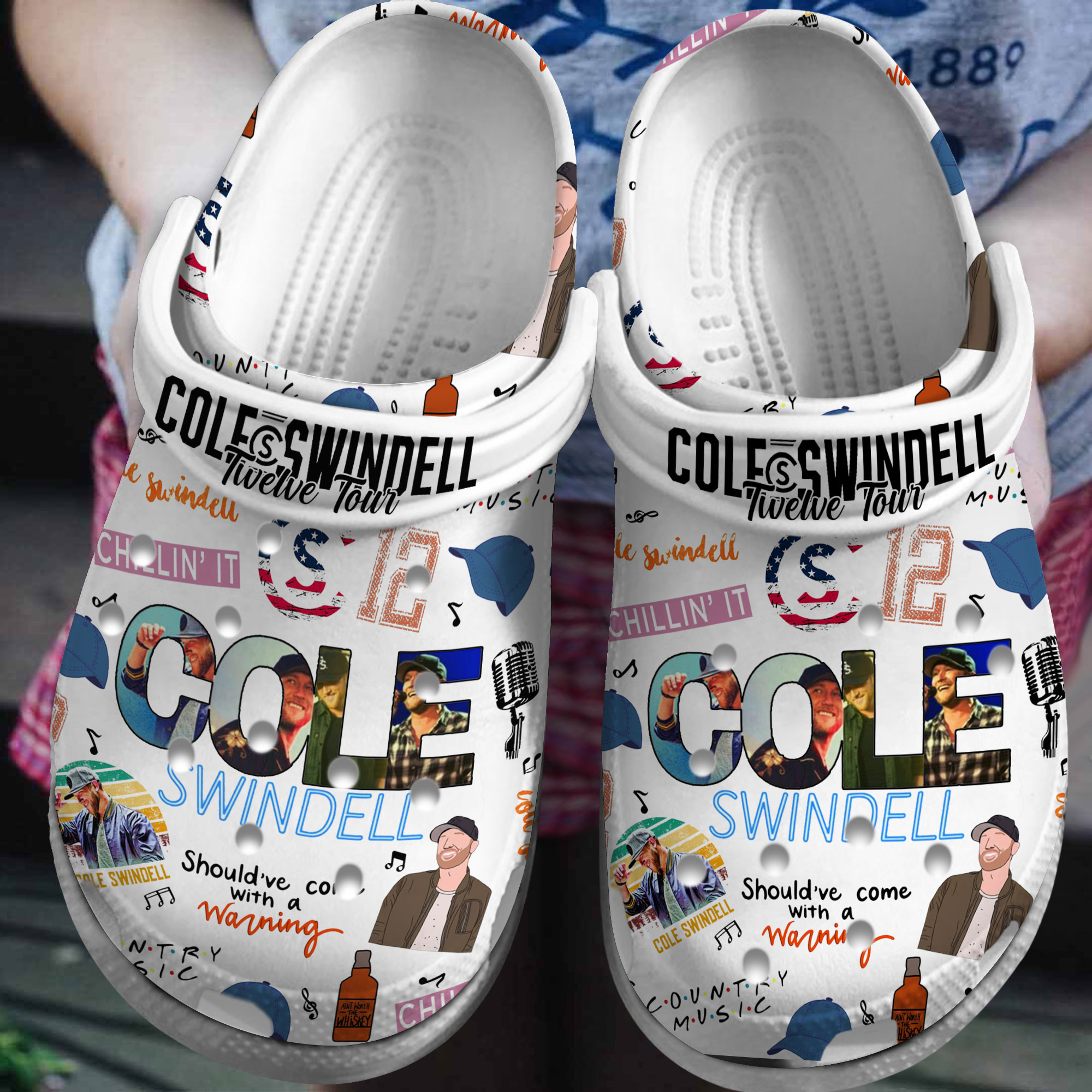 Cole Swindell  Crocs Crocband Clogs Shoes
