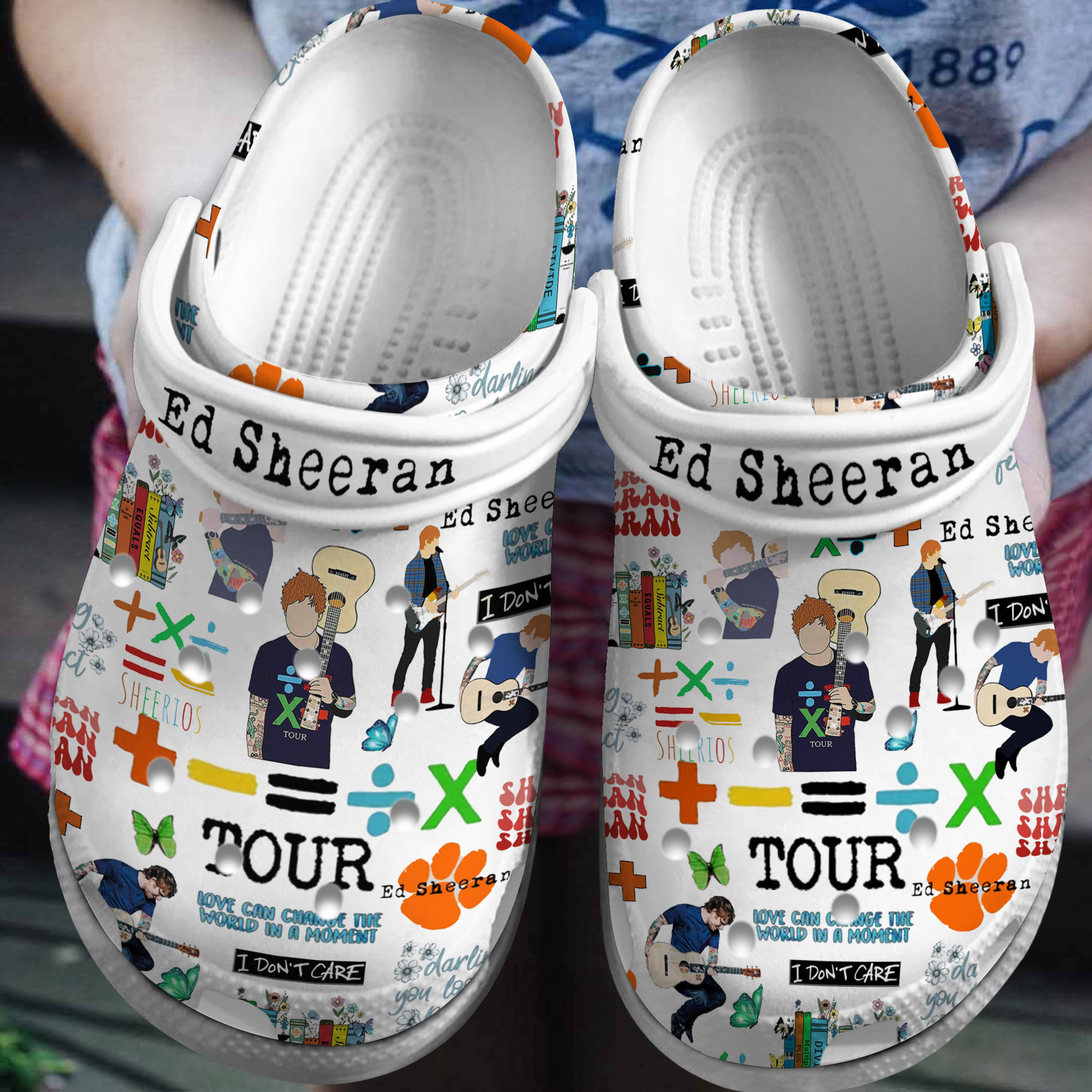 Ed Sheeran Singer Crocs Crocband Clogs