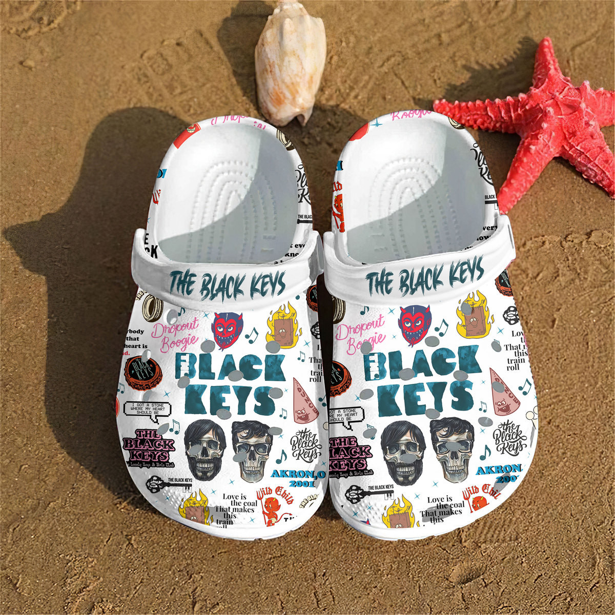 The Black Keys  Crocs Crocband Clogs Shoes