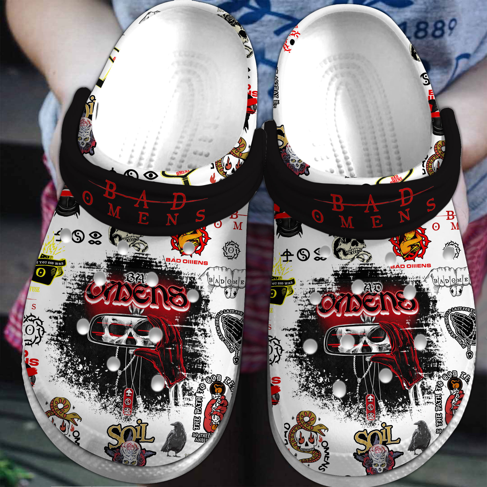 Bad Omens  Crocs Crocband Clogs Shoes