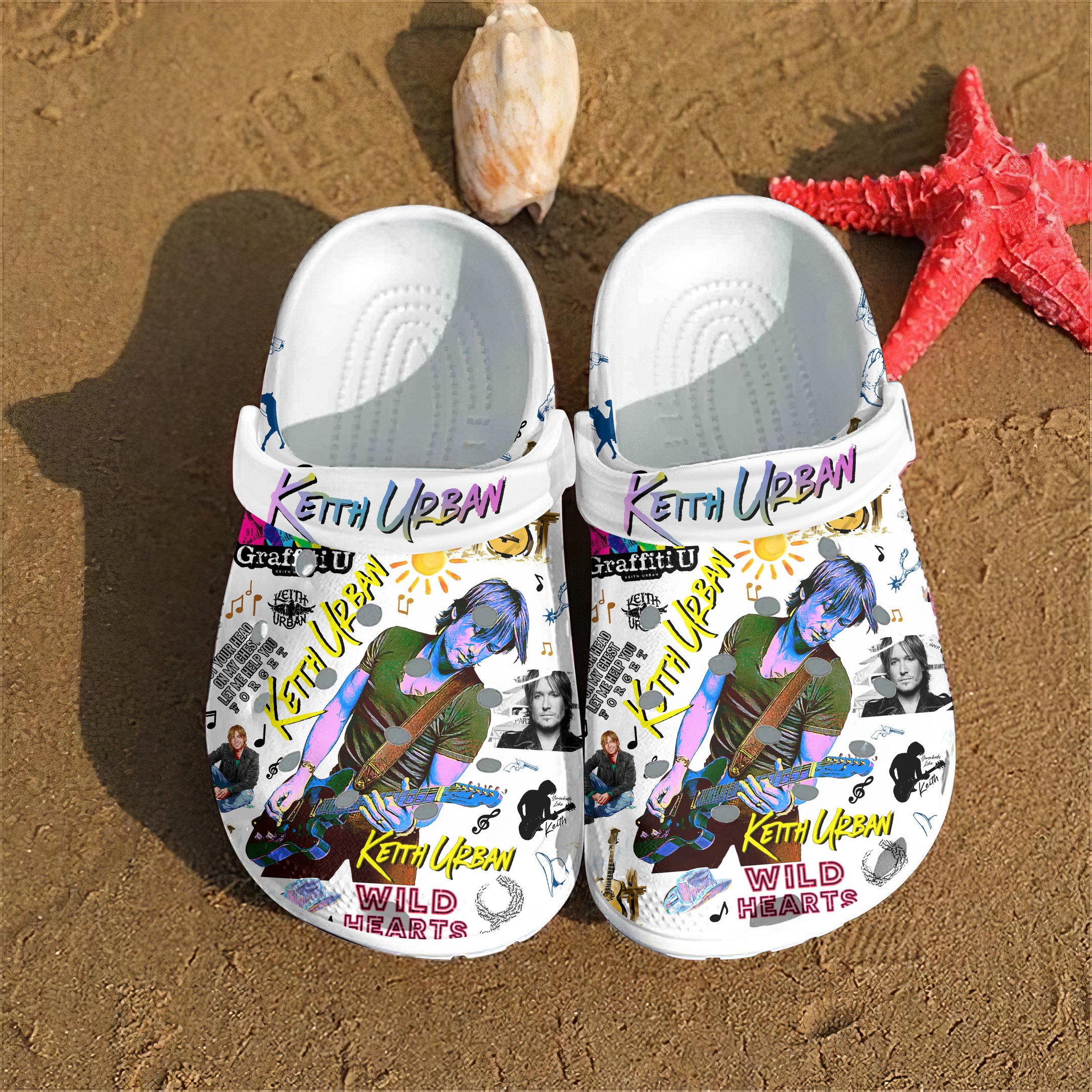Keith Urban  Crocs Crocband Clogs Shoes