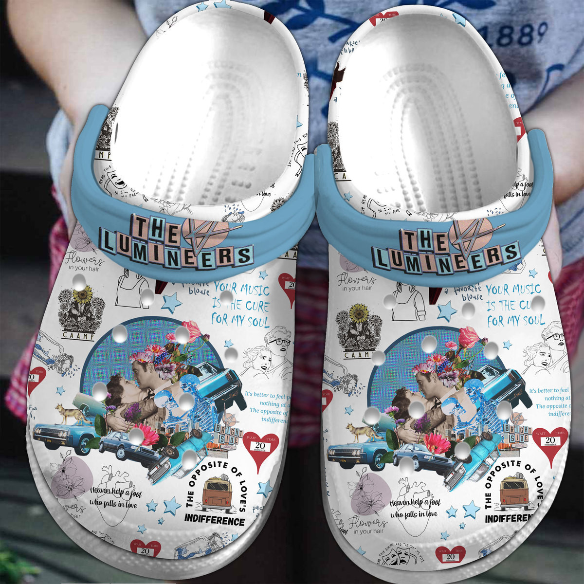 The Lumineers  Crocs Crocband Clogs Shoes